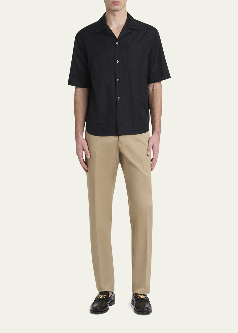 VERSACE Men's Medusa Slim Twill Trousers outlook
