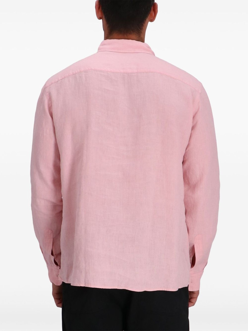 logo-embroidered shirt 4