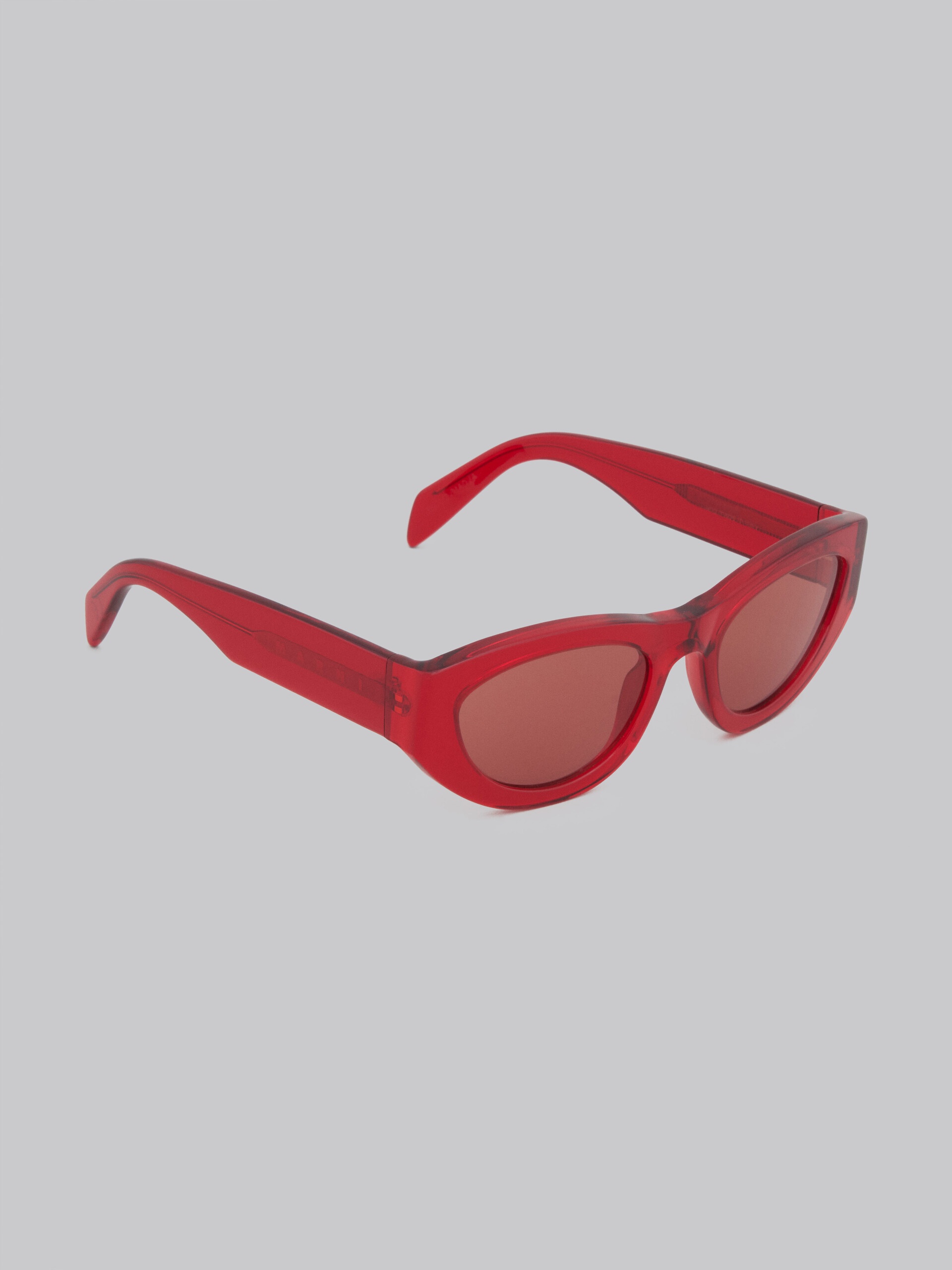 RED ACETATE RAINBOW MOUNTAINS SUNGLASSES - 2