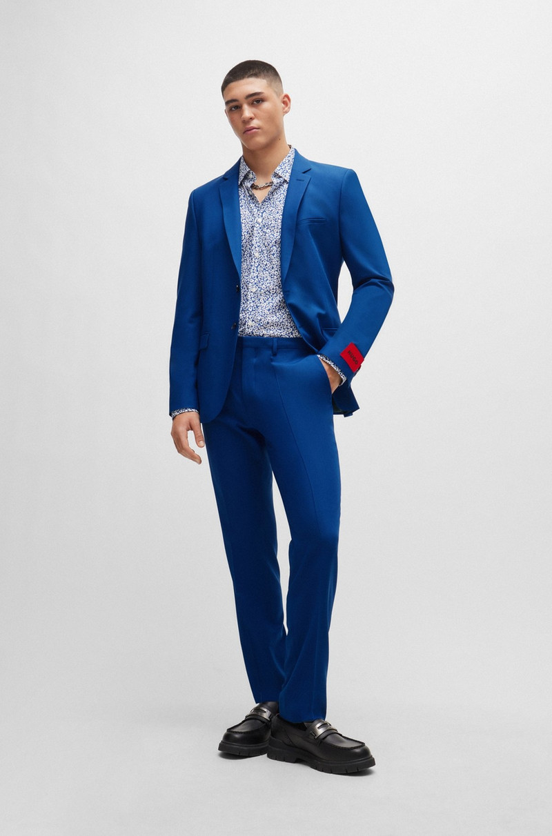 HUGO EXTRA-SLIM-FIT TROUSERS IN PERFORMANCE-STRETCH CLOTH outlook