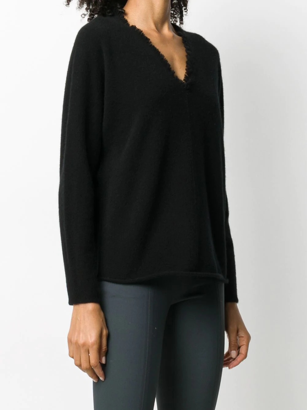 cashmere V-neck jumper - 3