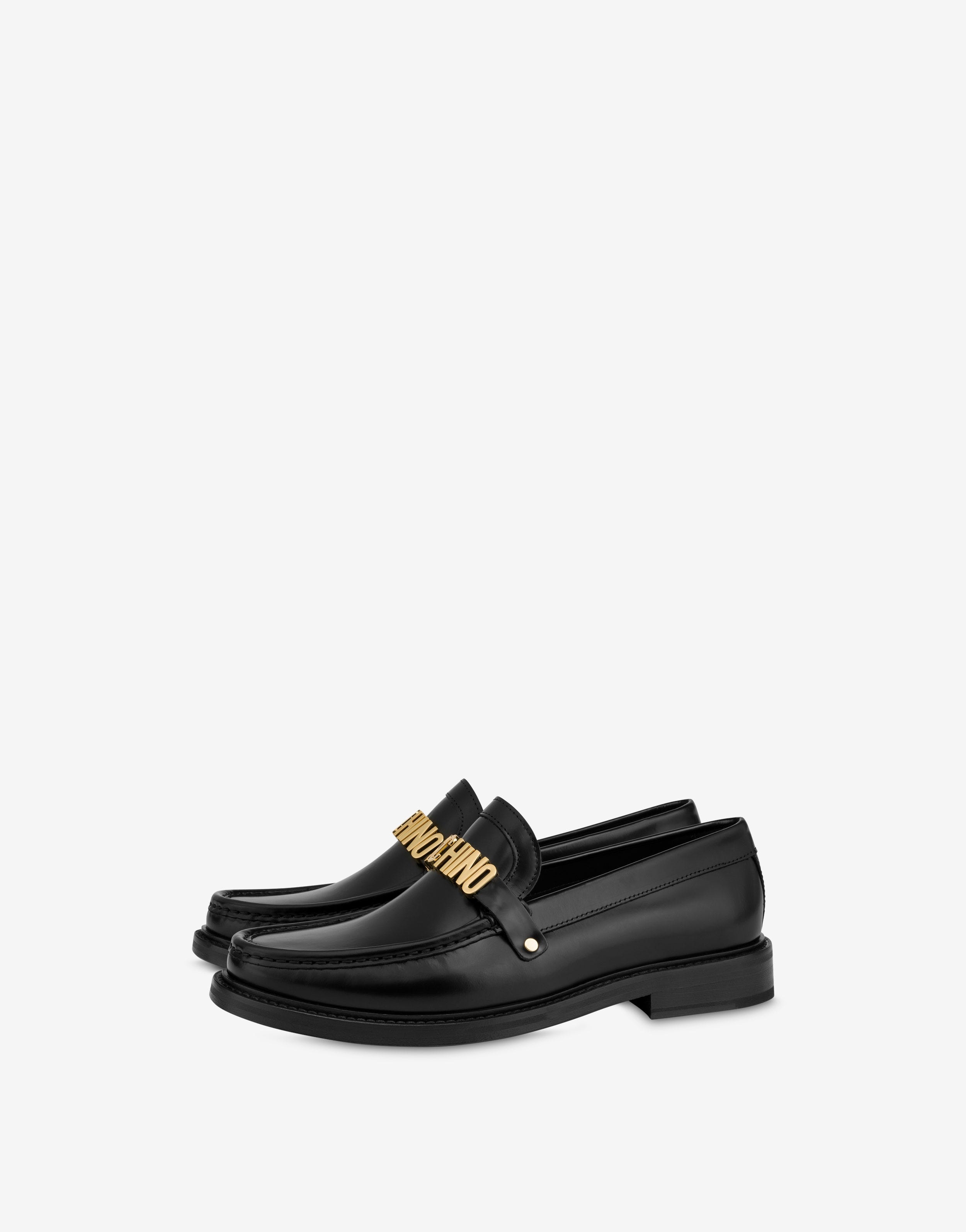 POLISHED CALFSKIN LOAFERS - 1