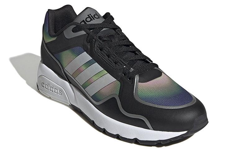 (WMNS) adidas Neo Run9tis Sportswear Shoes 'Black Multi-color' HP2162 - 3