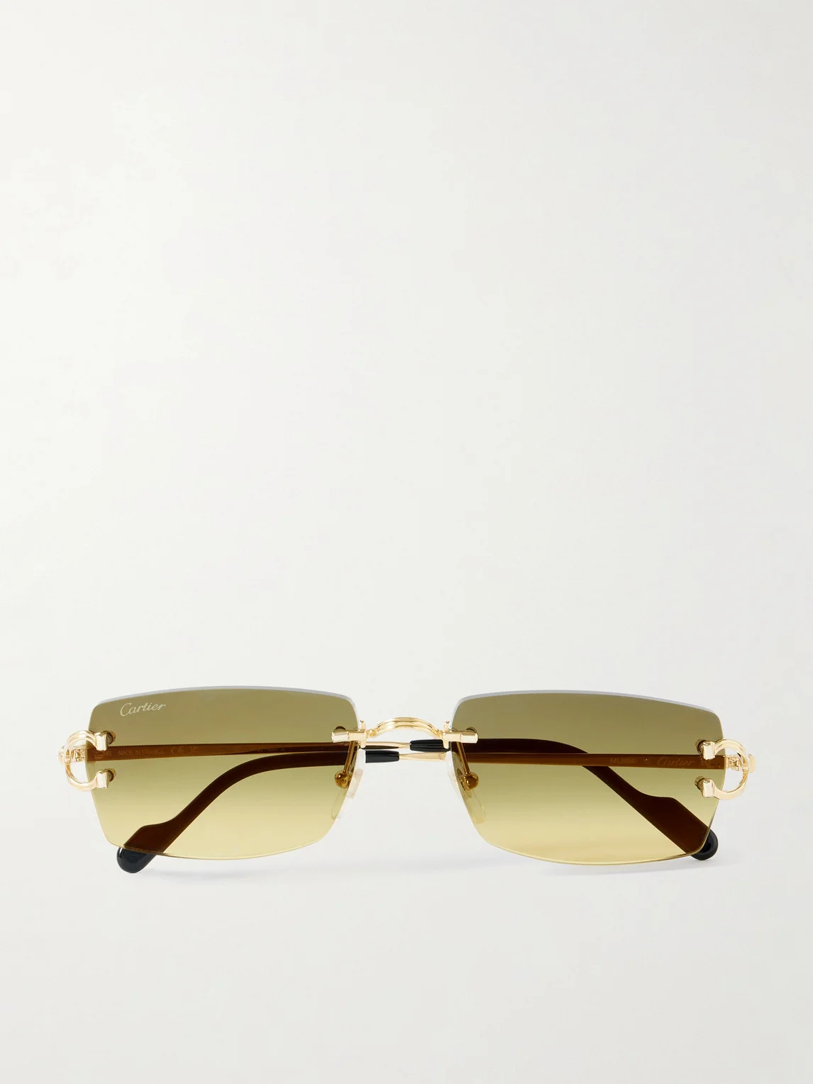 Signature Square-Frame Rimless Gold-Tone Sunglasses - 1