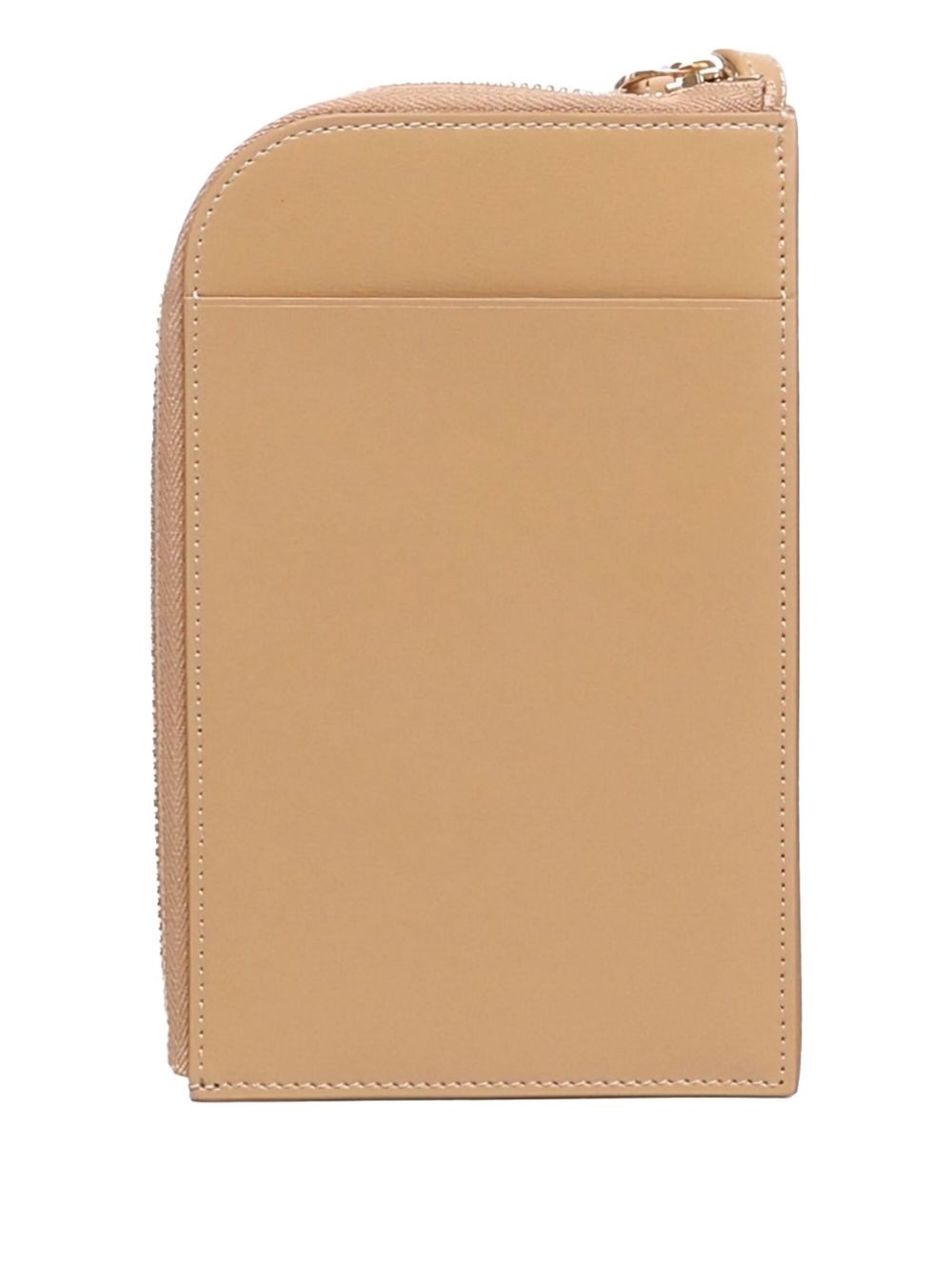 gancini-plaque zip-around wallet - 2