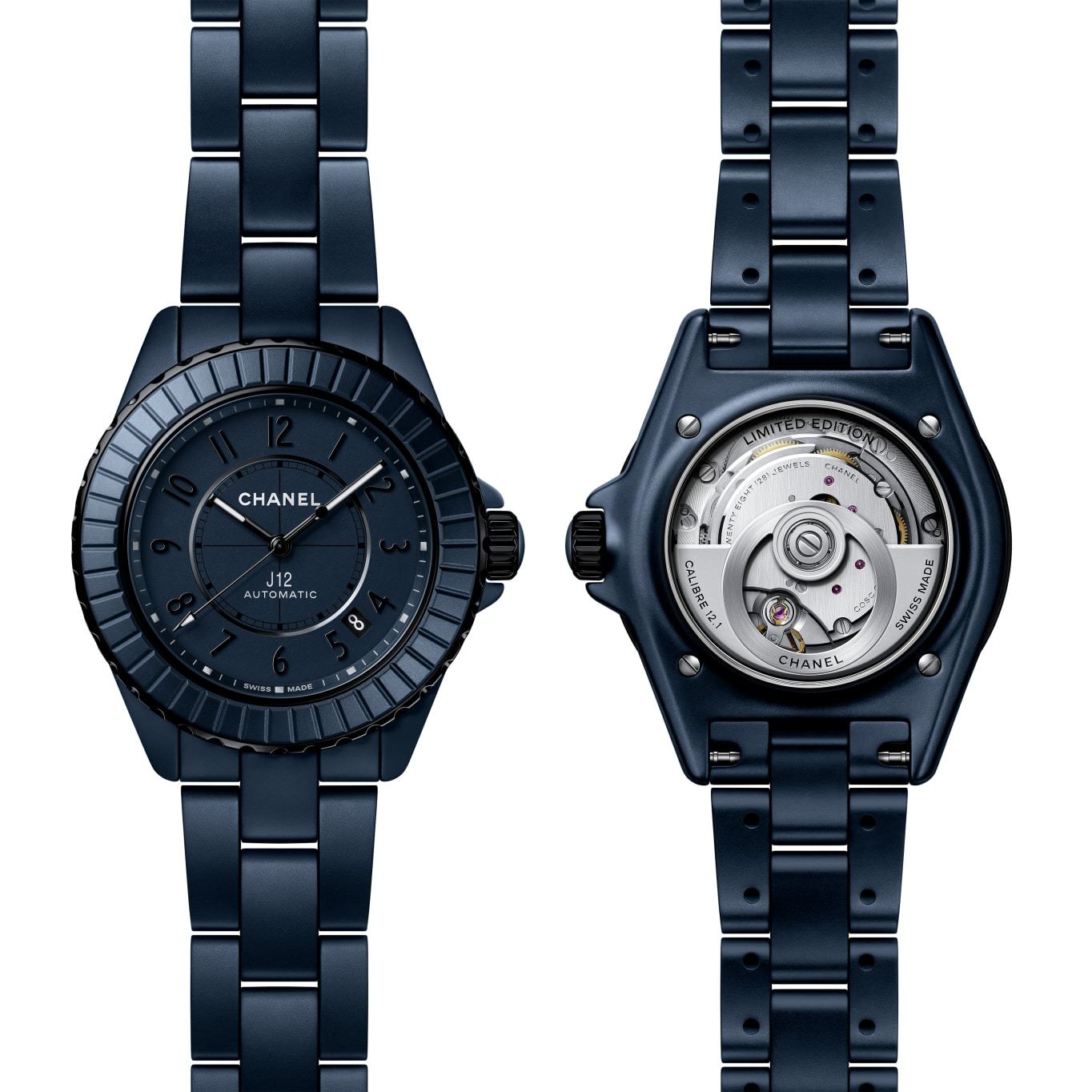 J12 BLEU Watch Caliber 12.1, 38 MM - 3