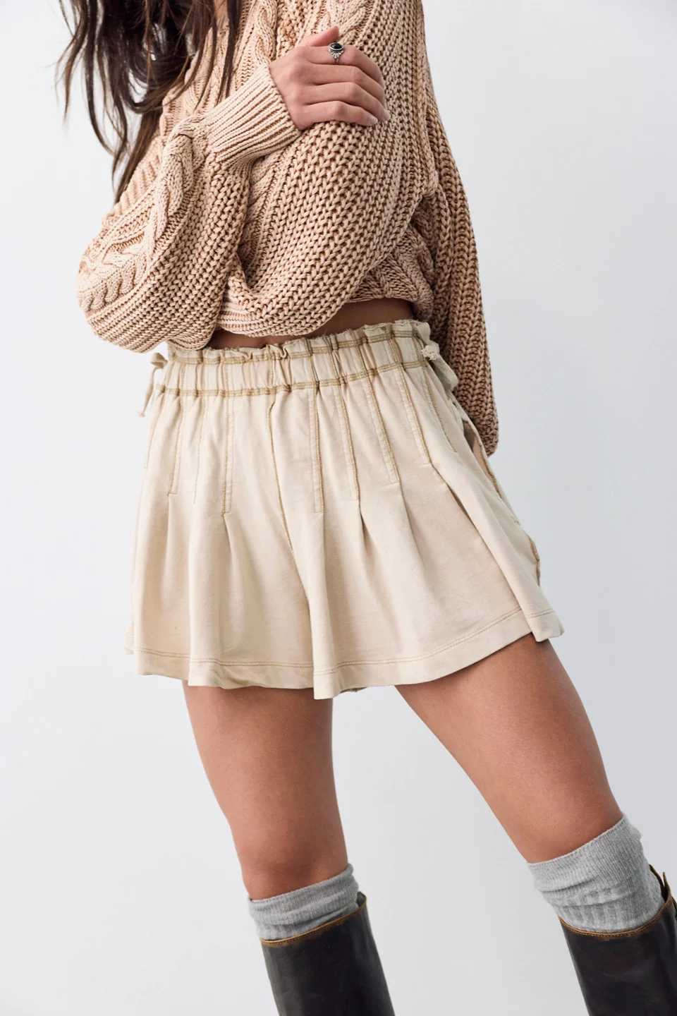 Croquet Knit Shorties - 1