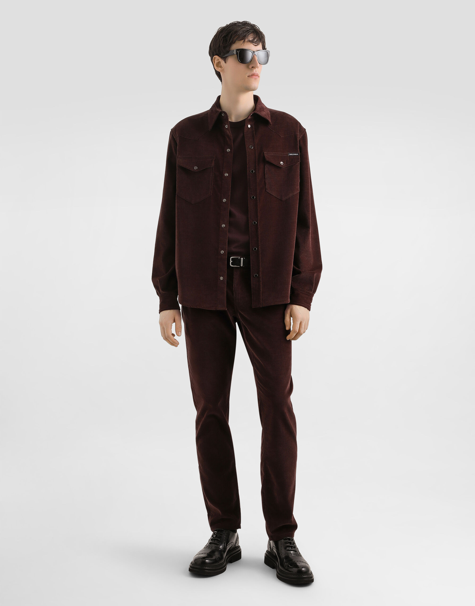 Cotton and cashmere regular trousers - 2