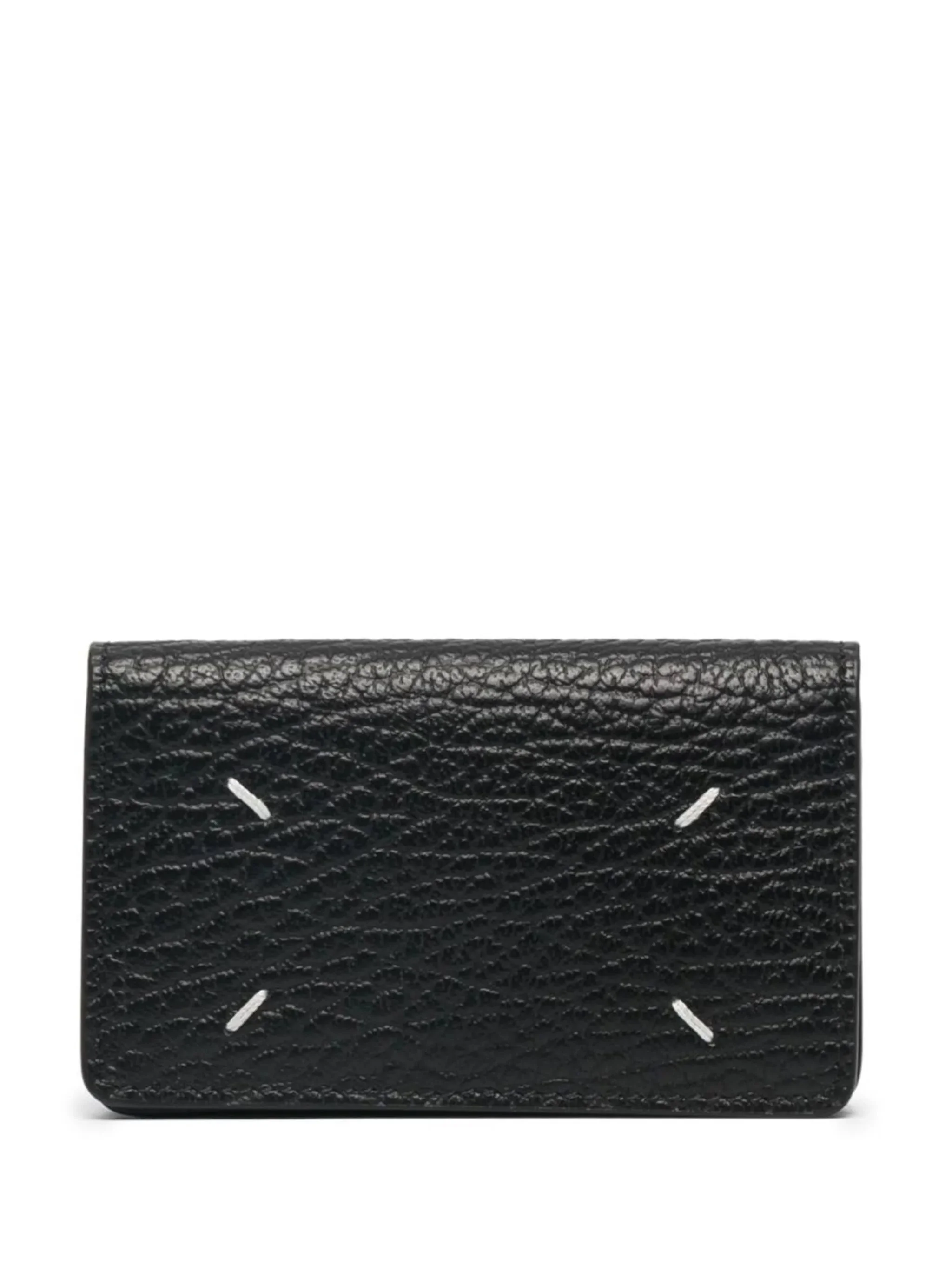 Maison Margiela Four-stitch Leather Card Holder - 1