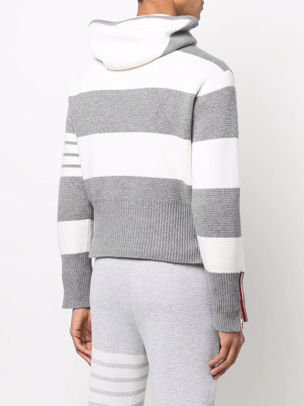 4-Bar striped hoodie - 4