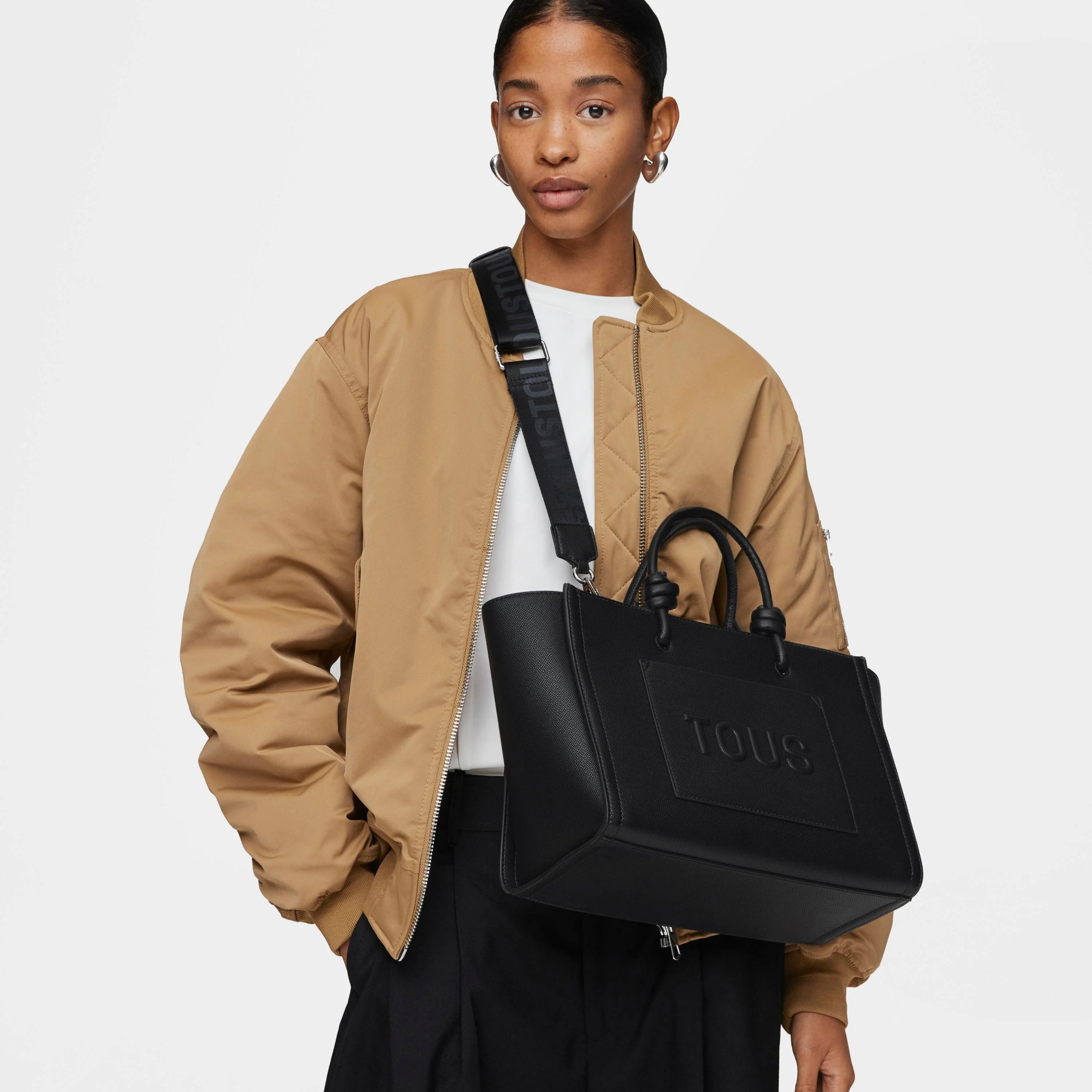 Medium black Amaya Shopping bag TOUS La Rue New - 1