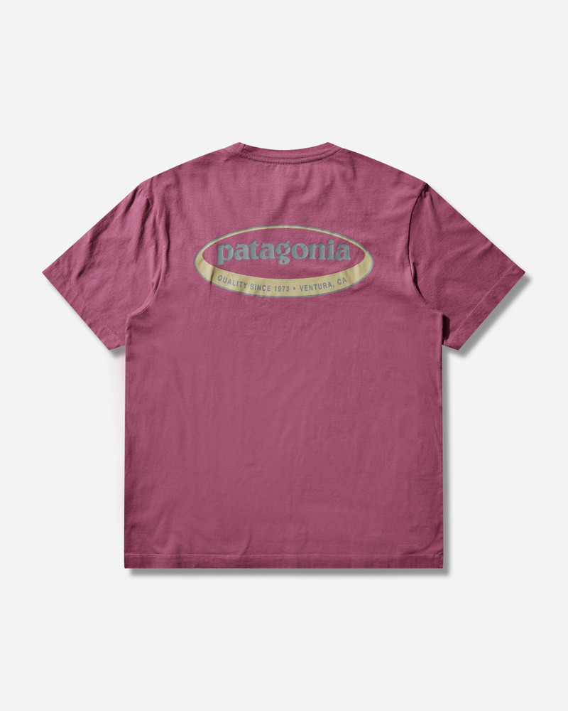 Patagonia Men's '95 Oval Logo T-Shirt Faded Magenta outlook