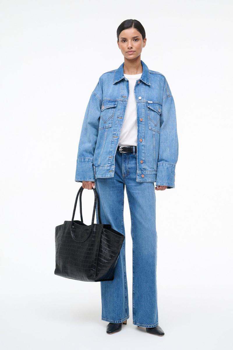 CUSTOM STAUD x C.BONZ THE BIGGEST JEAN JACKET | MID BLUE 4
