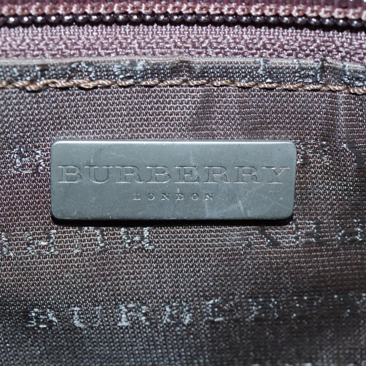 Burberry Nova Check Tote Bag Pvc Beige - 10