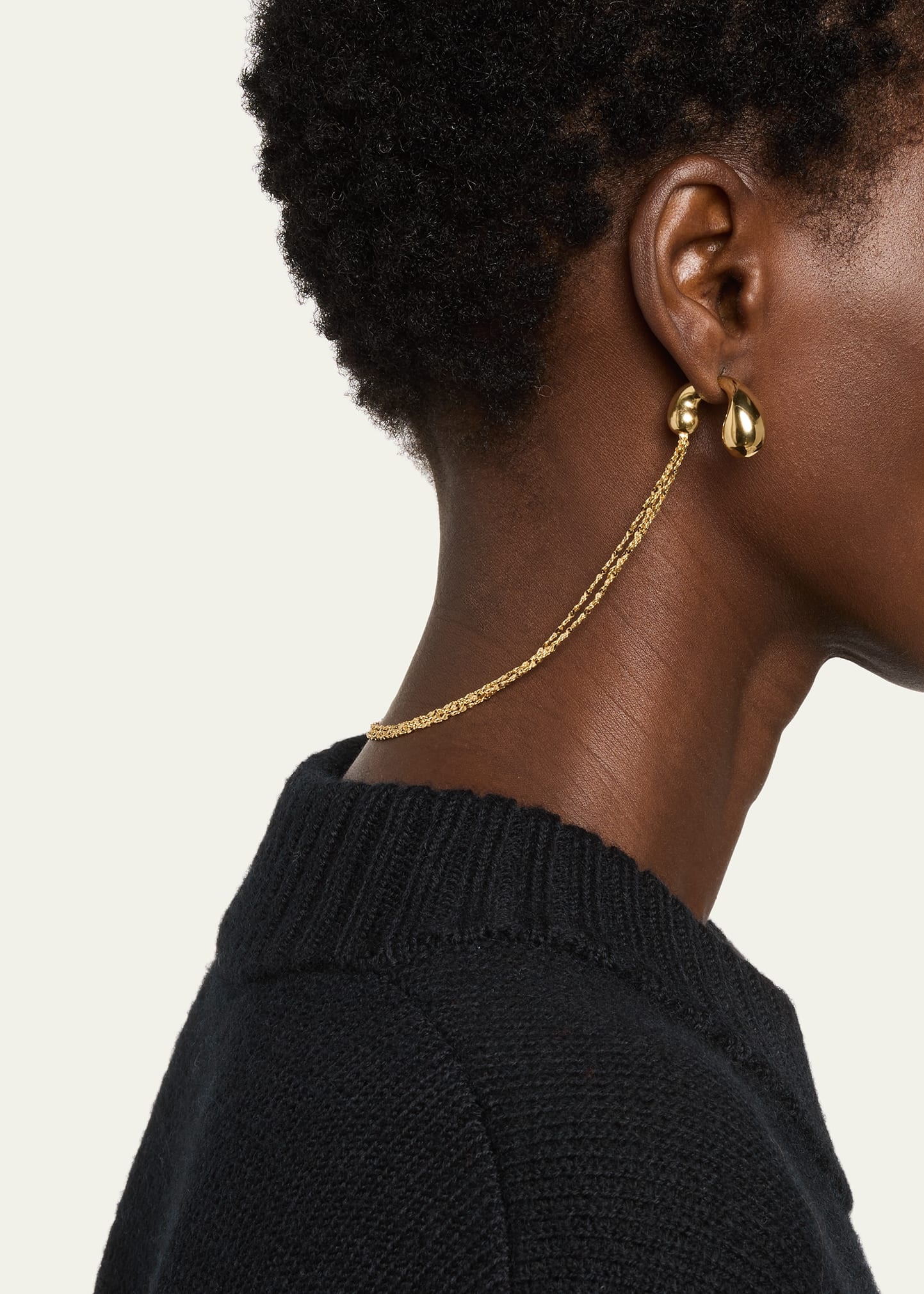 Mini Drop Chain Earrings - 2