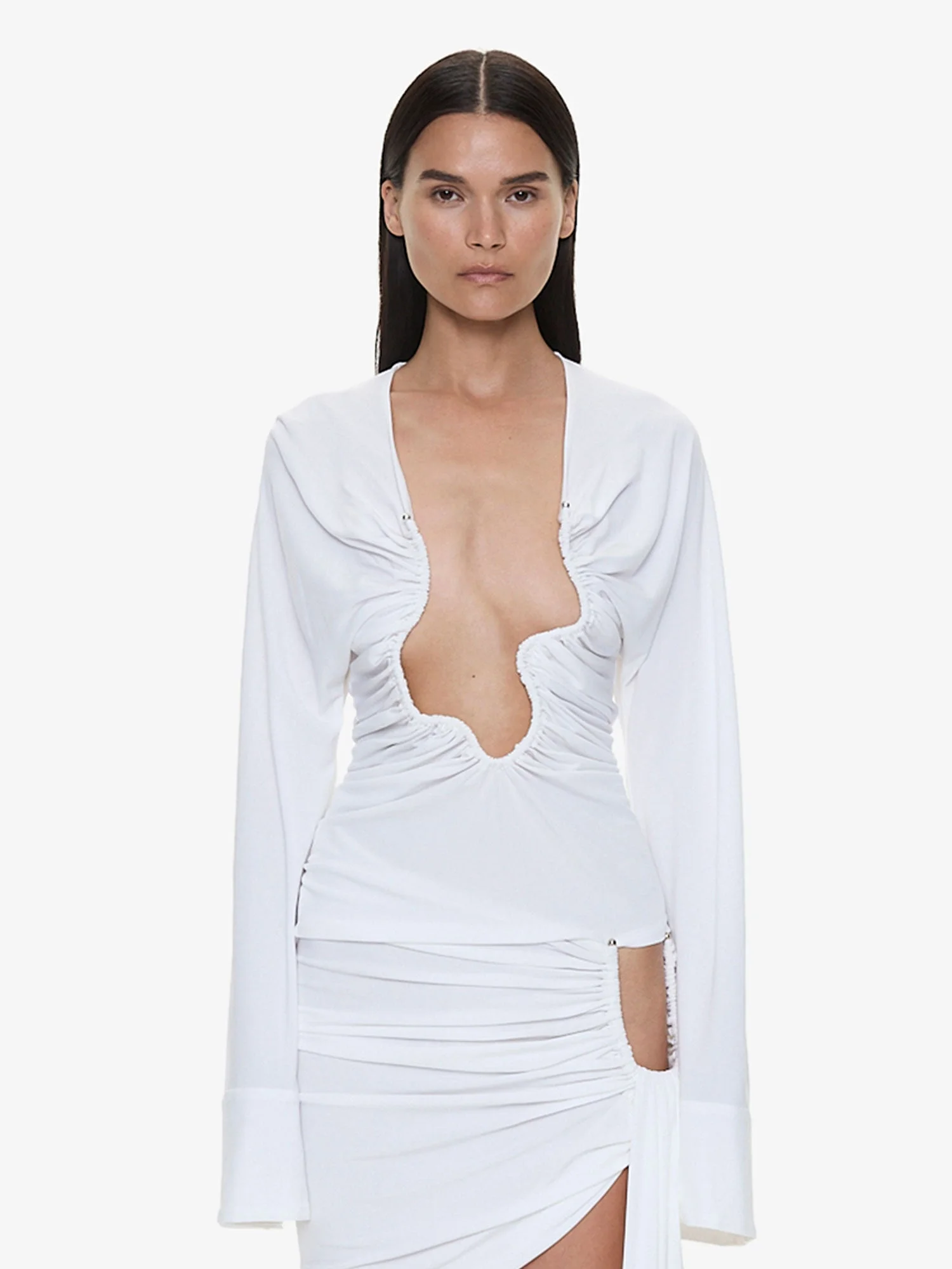 Salacia Ruched Long Sleeve Top - 1