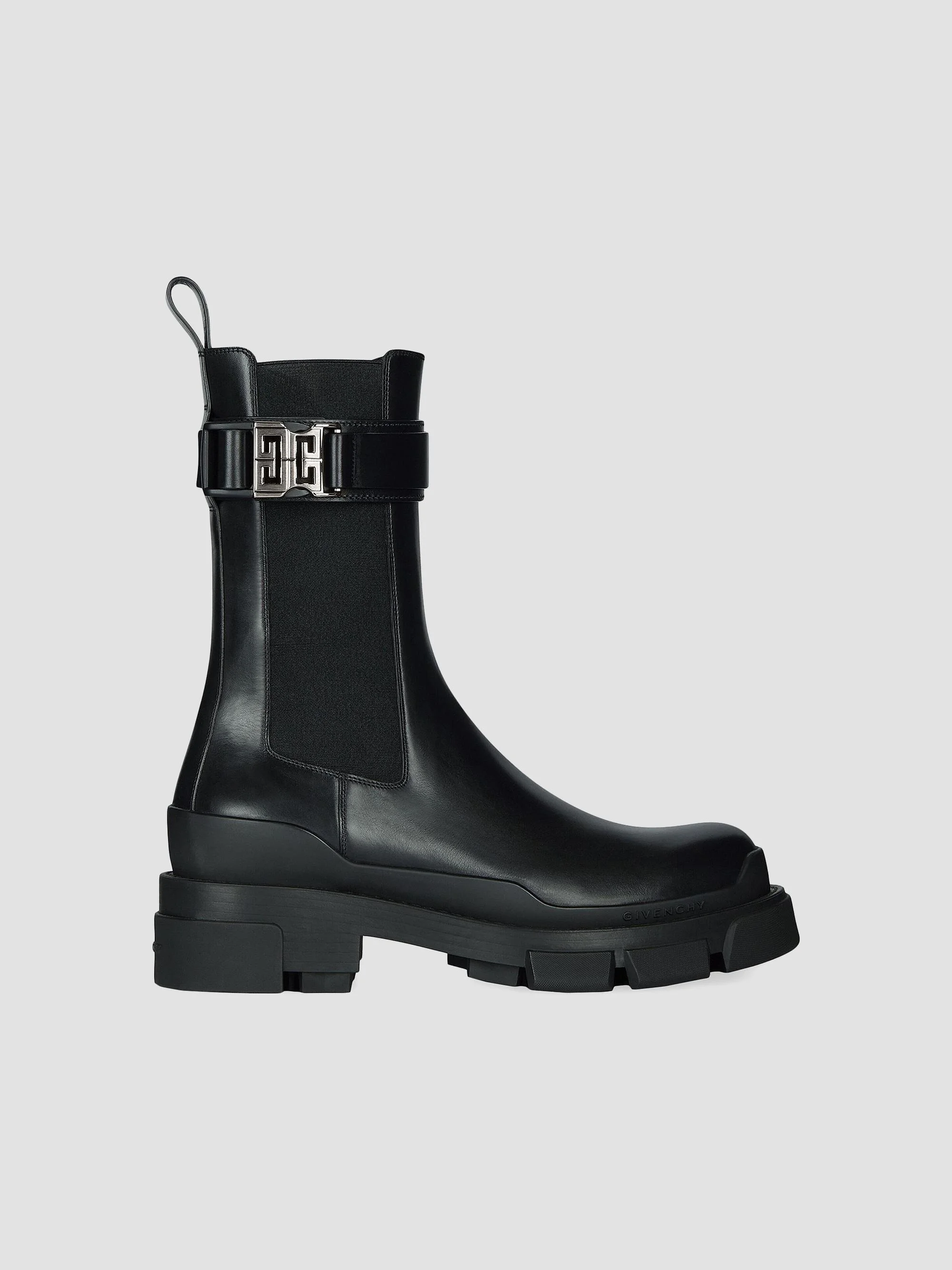 Women's Terra Leather Chelsea Boots - Black - 1