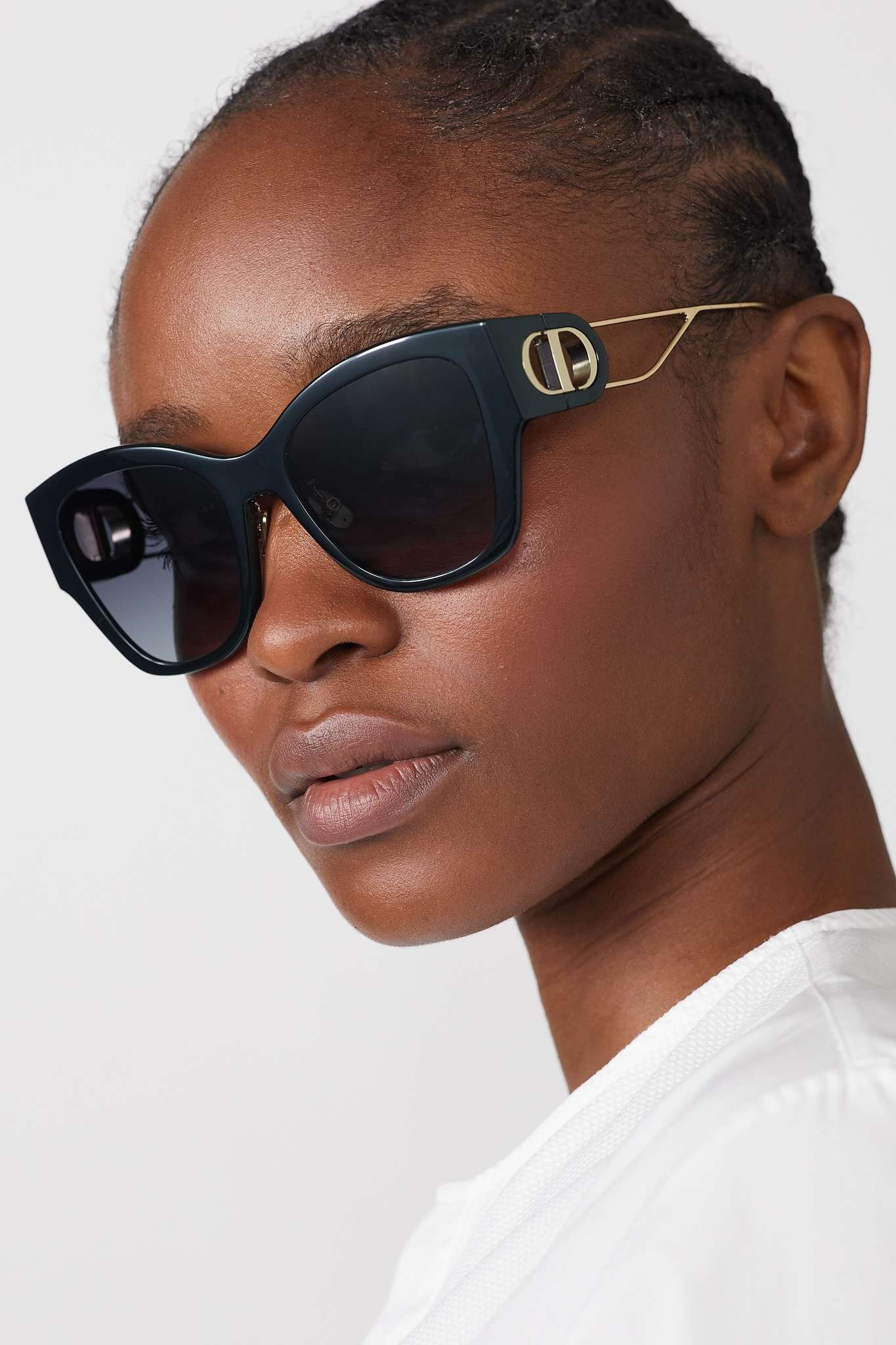 Montaigne oversized square-frame tortoiseshell acetate and gold-tone sunglasses - 2