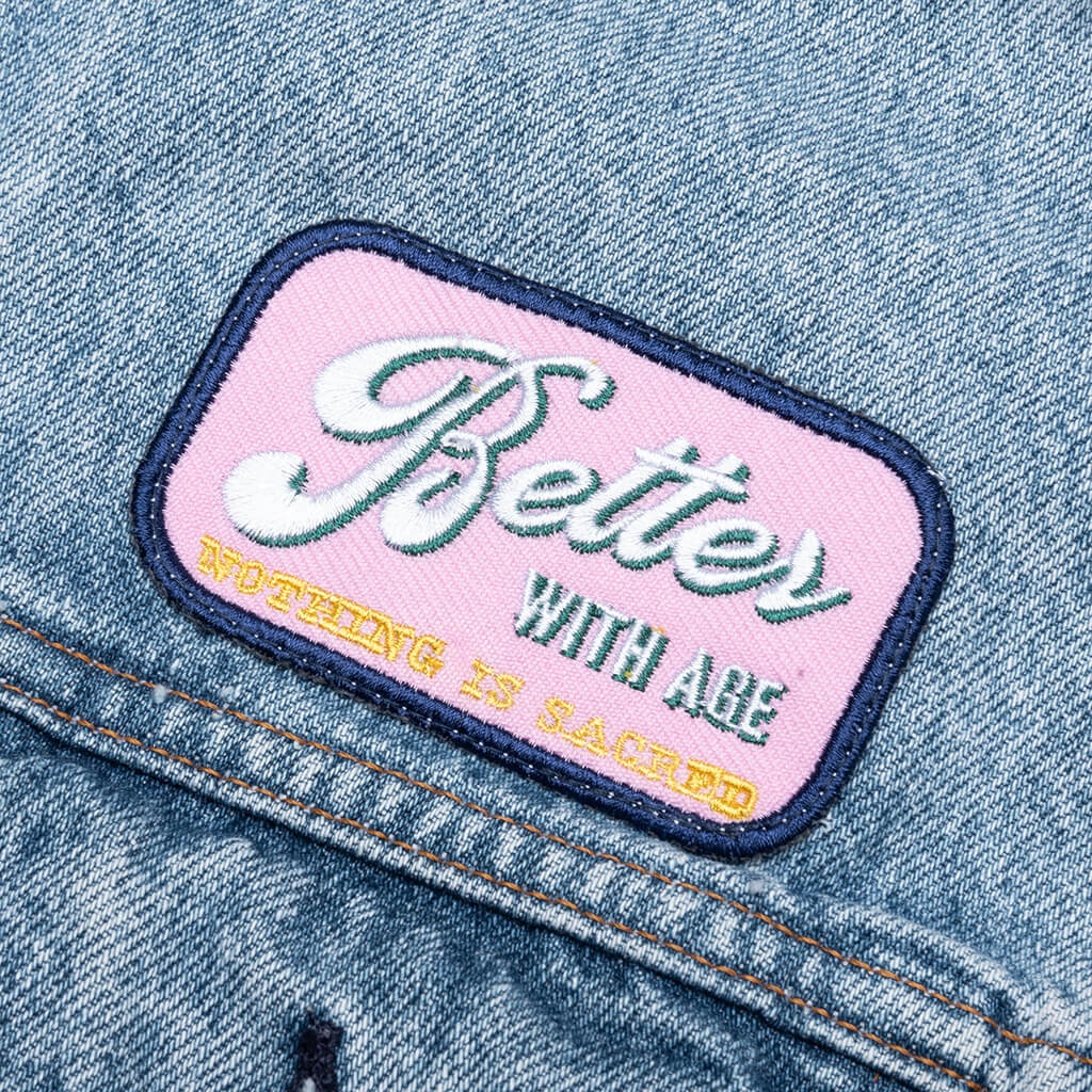 PORTRAIT DENIM JACKET - MULTI - 5