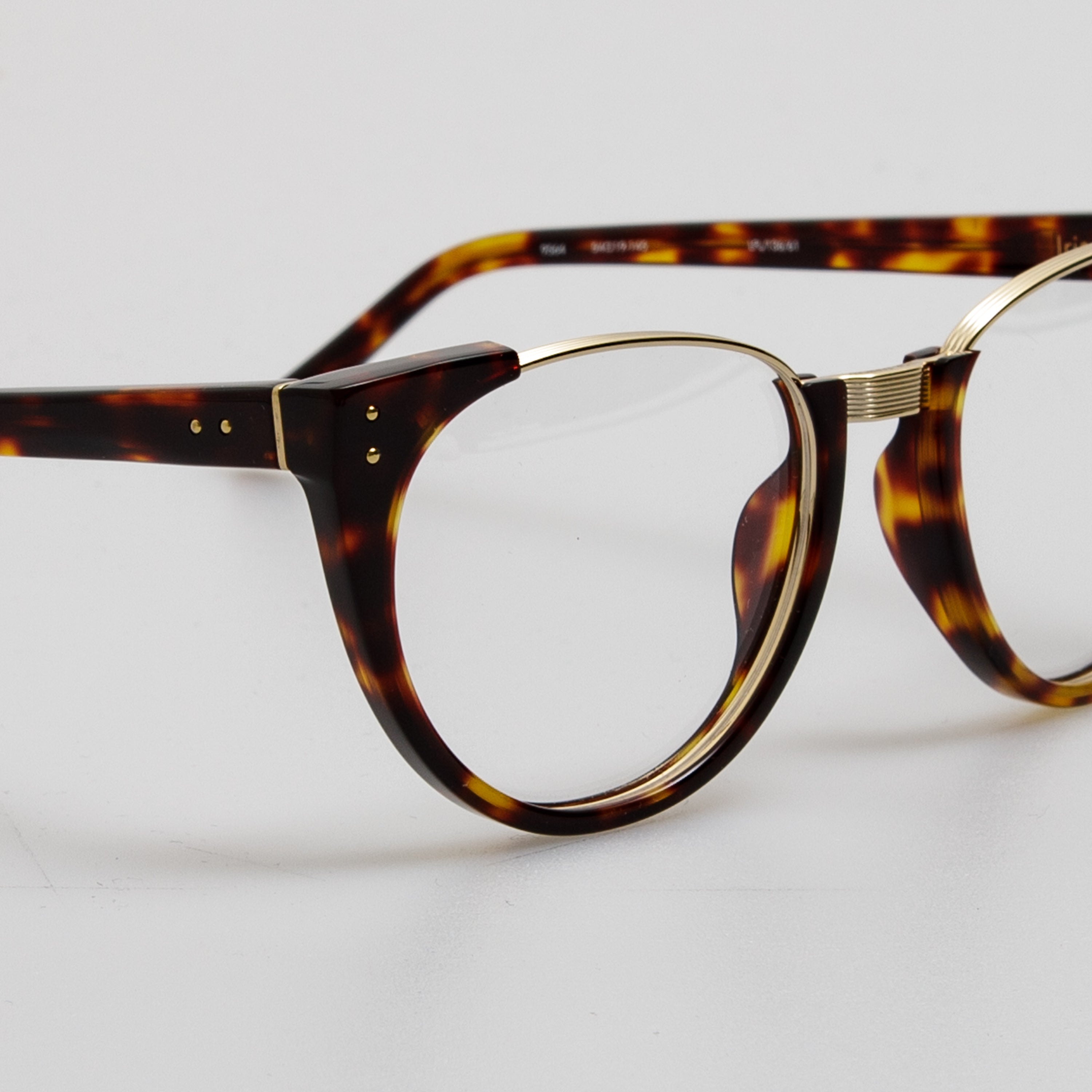 Iris Oval Optical Frame in Dark Tortoiseshell - 3