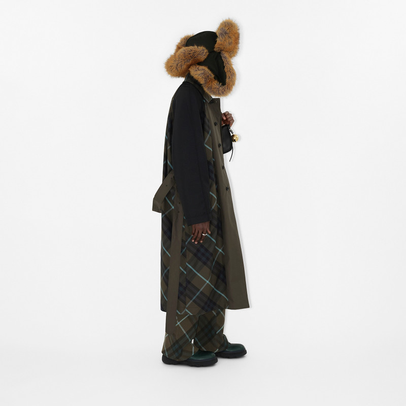 Check Reversible Car Coat 3