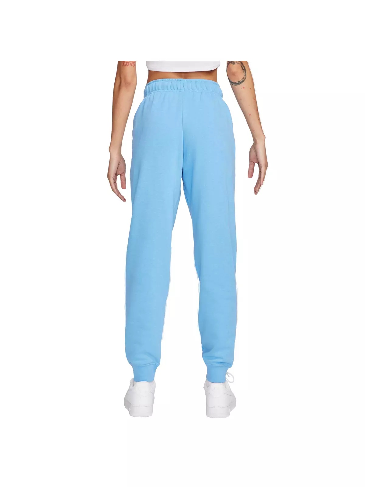 Women's Sportswear Club Fleece Mid-Rise Standard Joggers -Blue - 2
