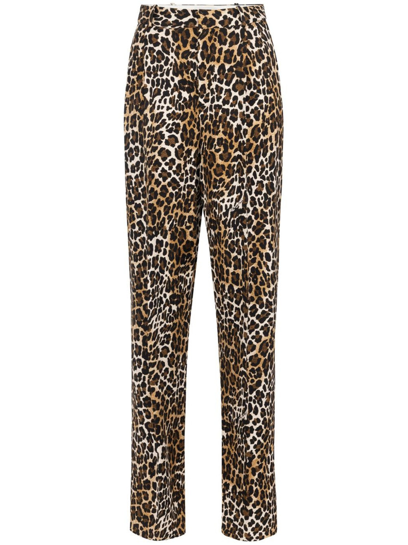 Animal print trousers 1
