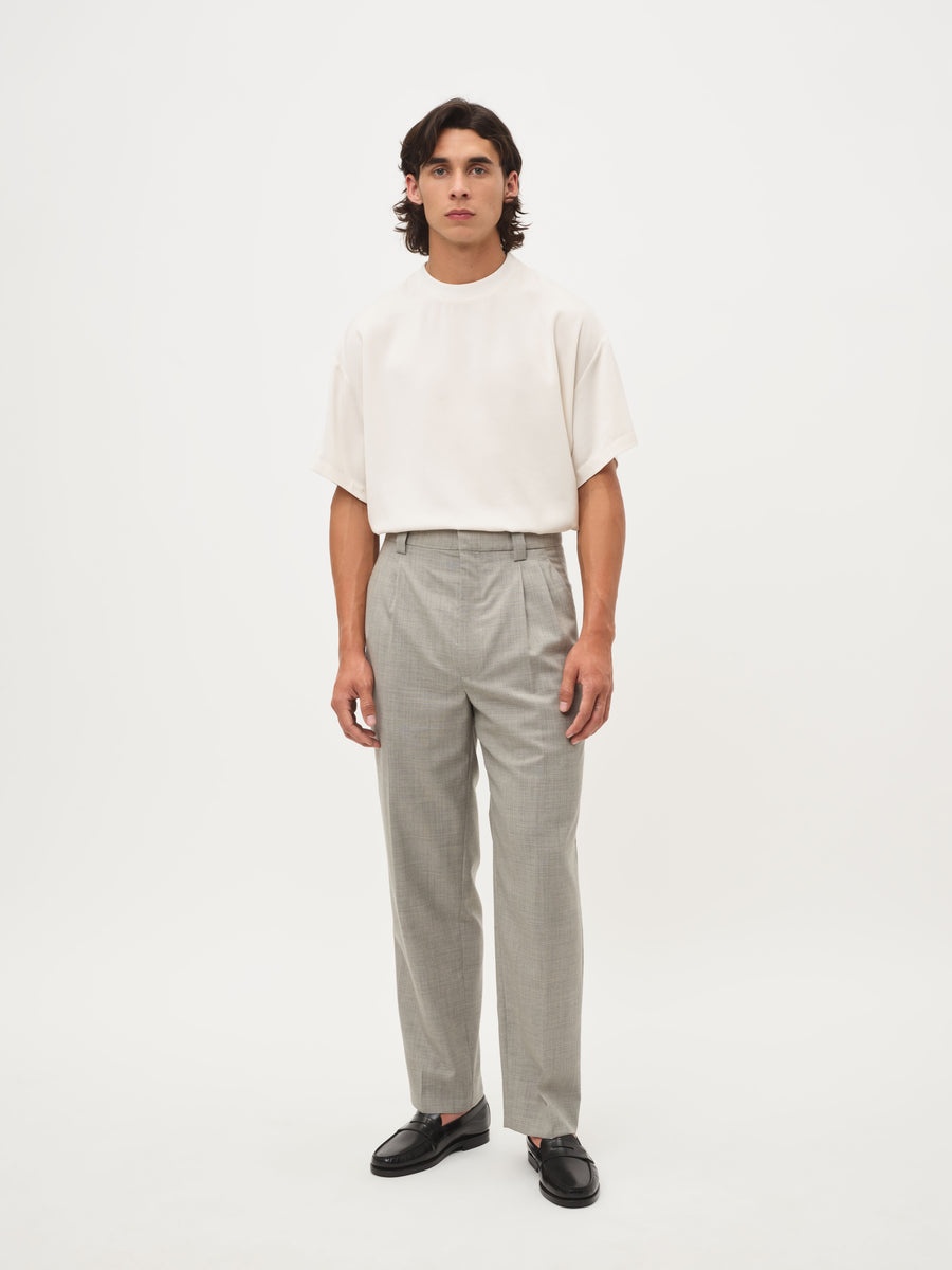 Double Pleated Trouser - 6