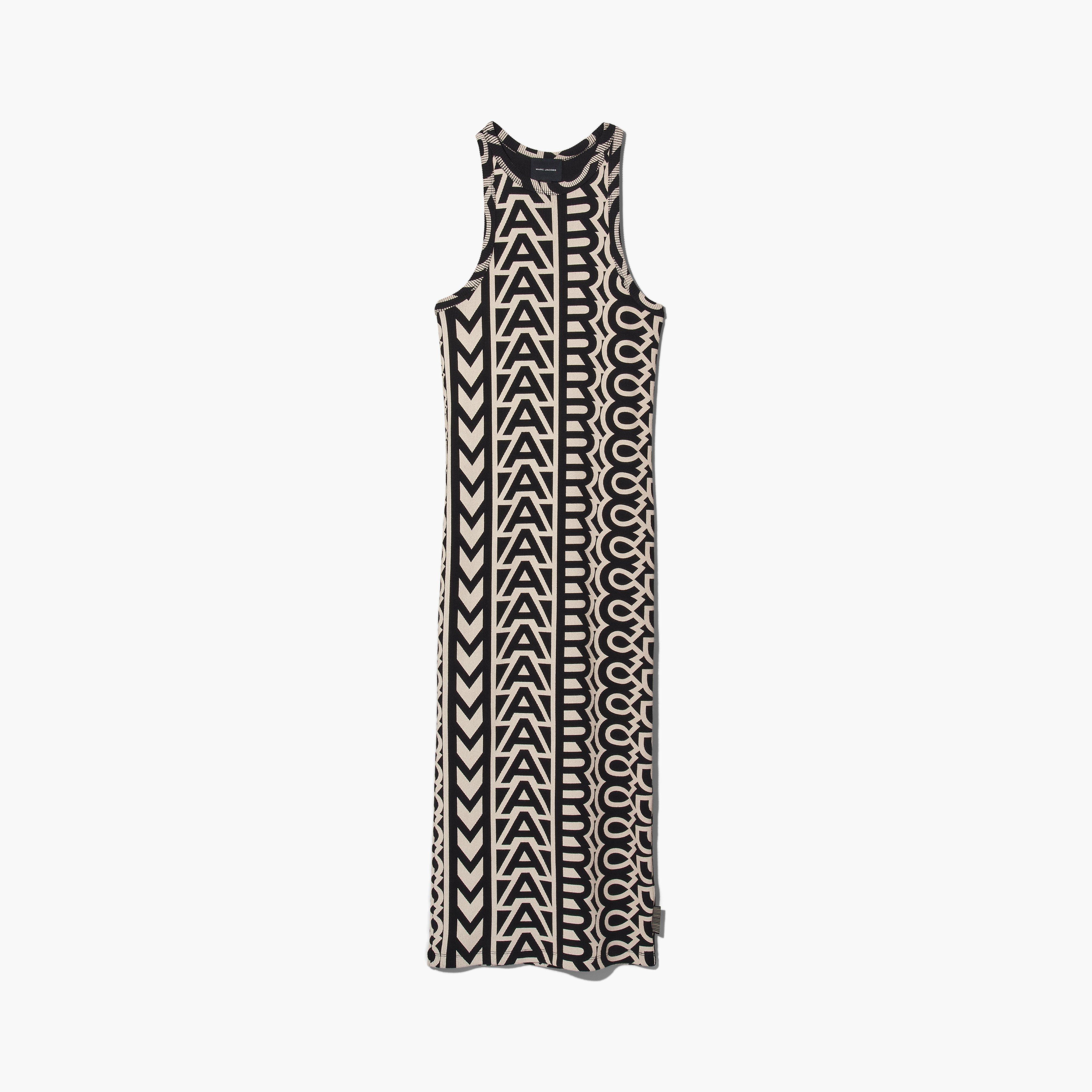 THE MONOGRAM RACER RIB DRESS - 2