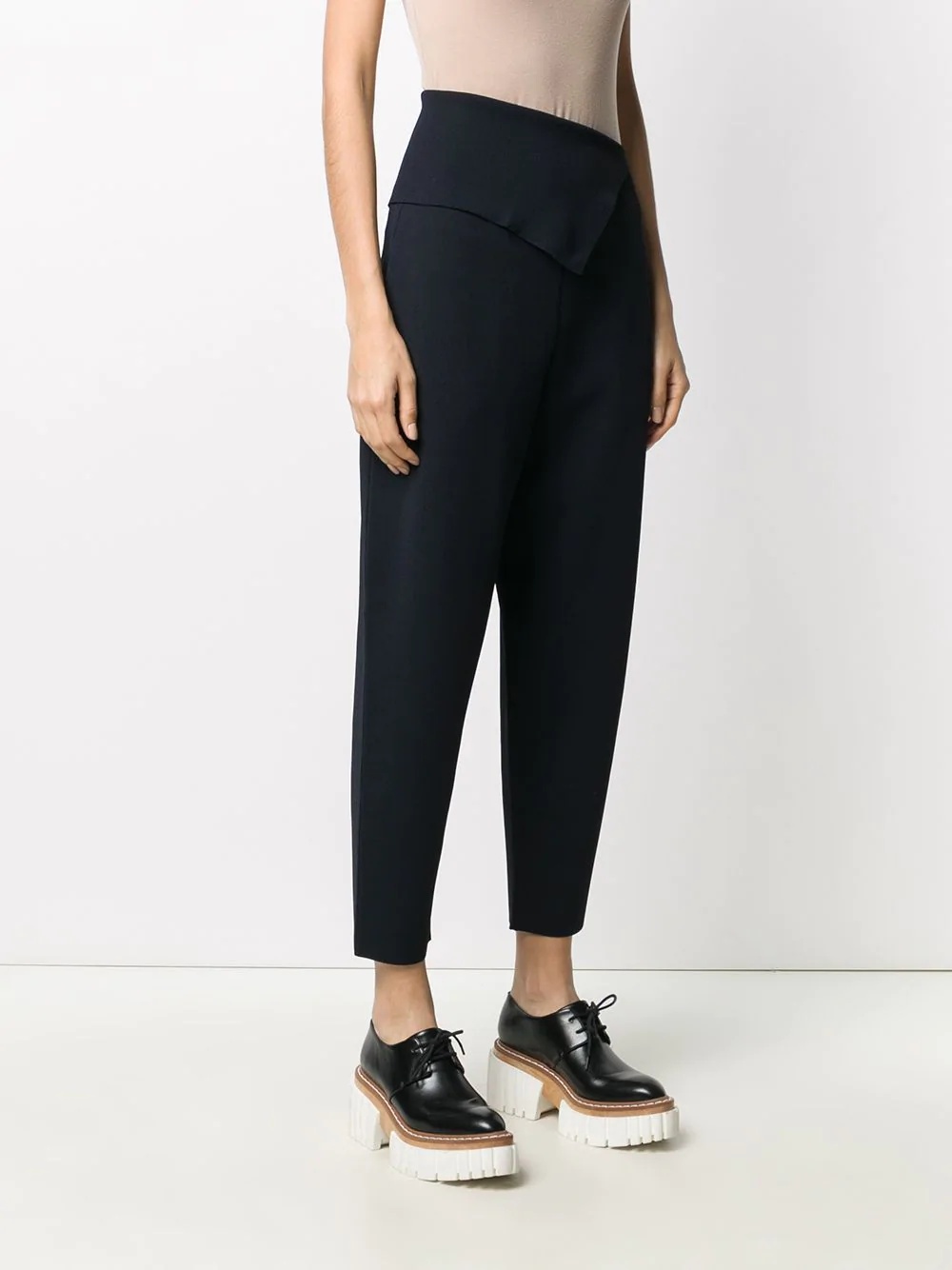 cropped tapered trousers - 3