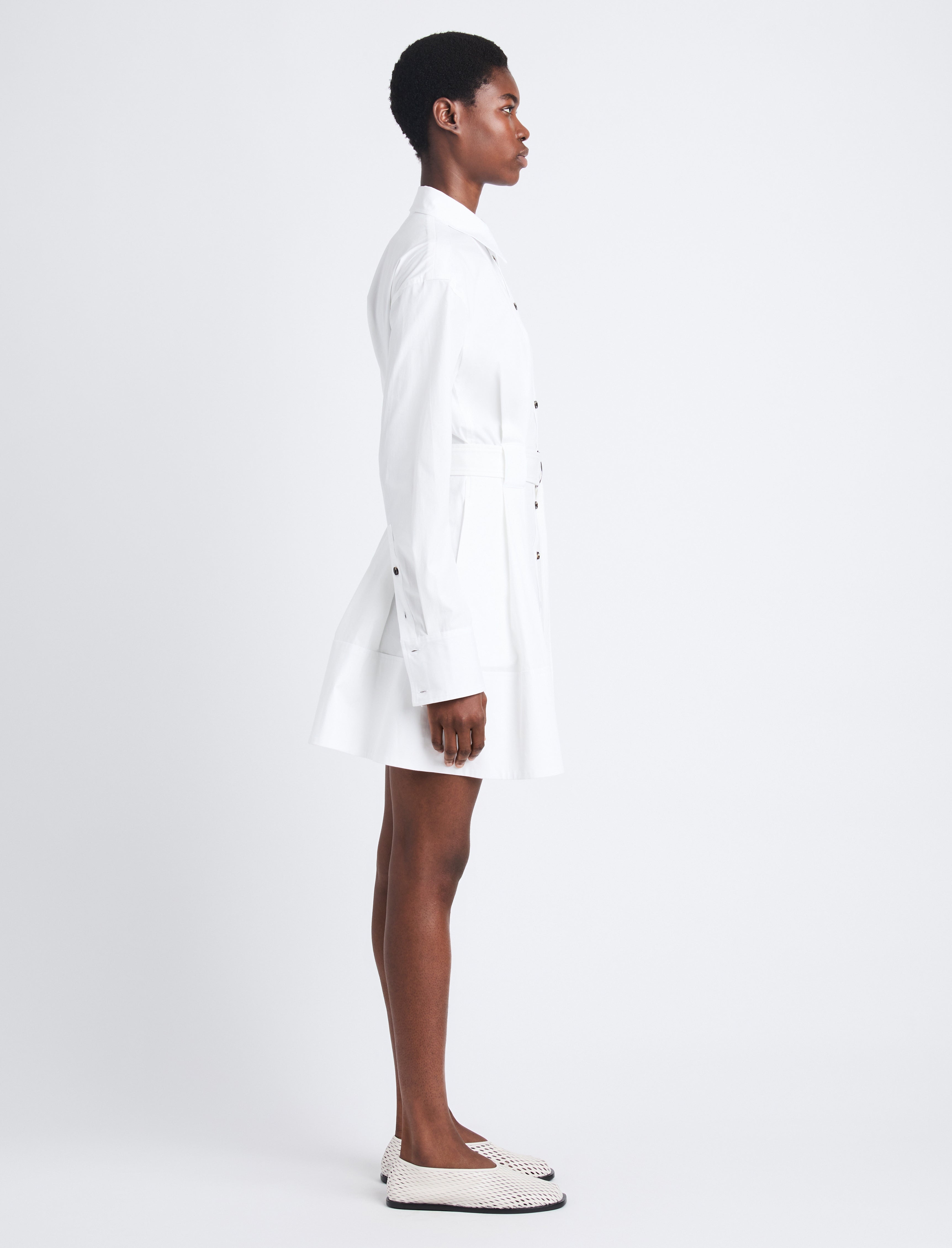 Viola Dress in Compact Poplin - 3