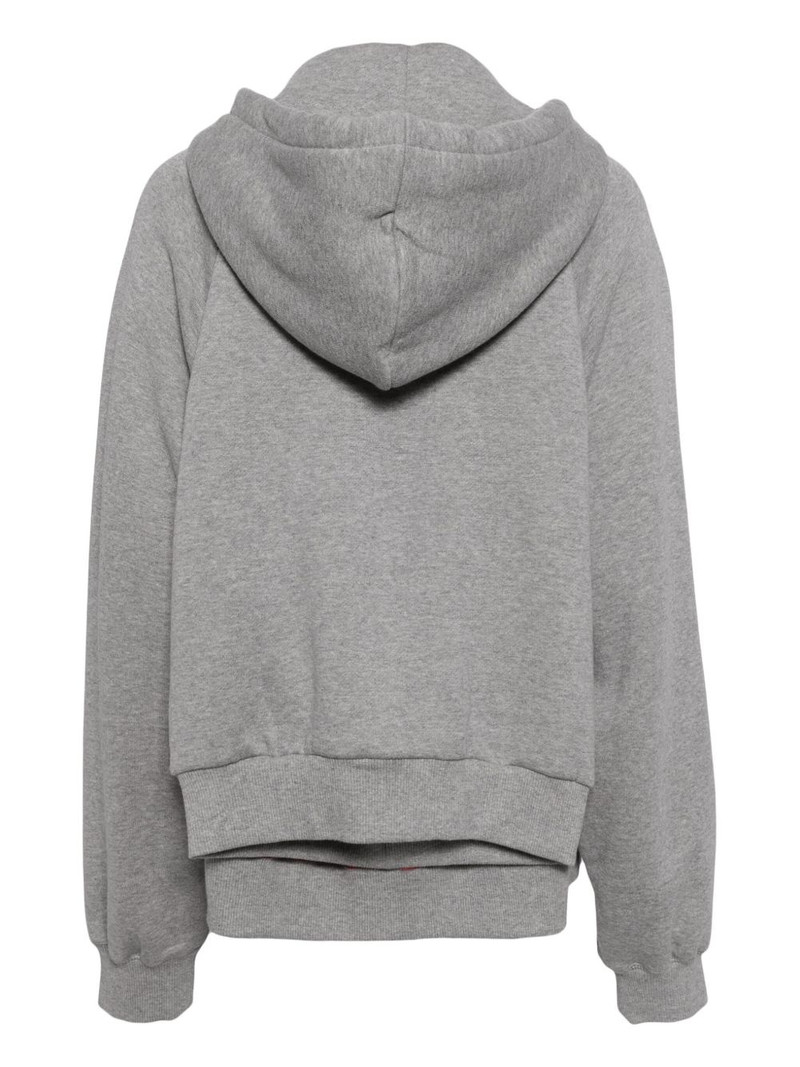 UNDERCOVER logo-embroidered hooded jacket outlook