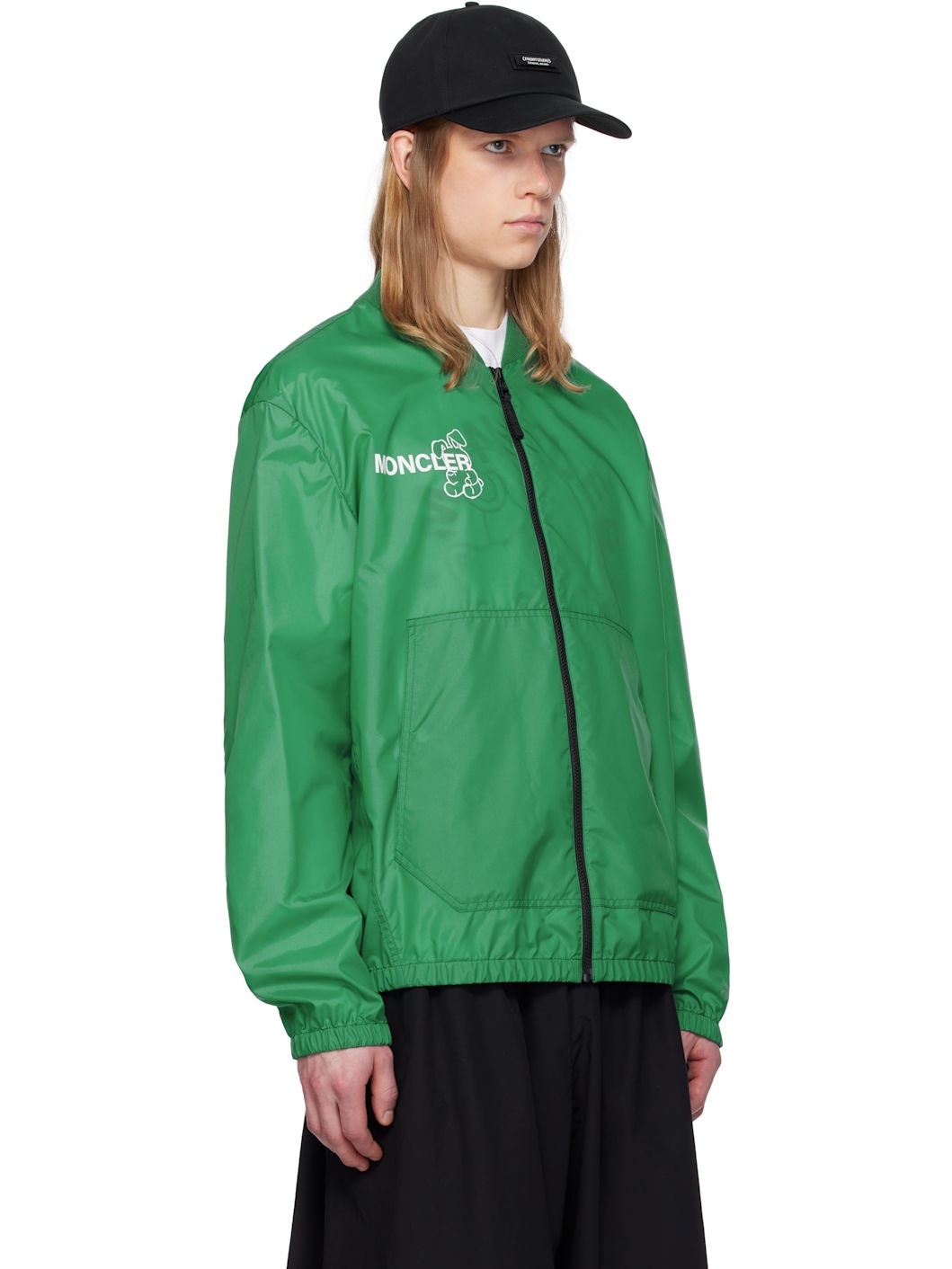 7 Moncler FRGMT Hiroshi Fujiwara Green Ostria Bomber Jacket - 2