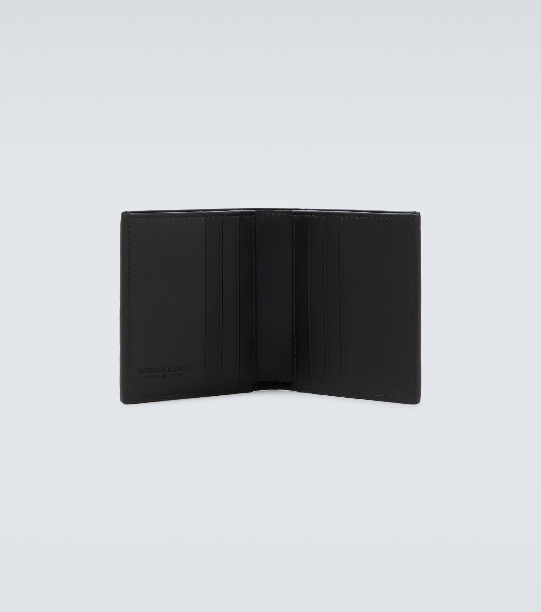 Intrecciato leather wallet - 2