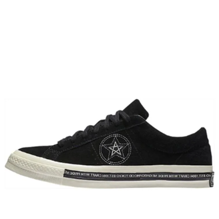 (WMNS) Converse One Star 74 Ox Neighborhood Black 158601C - 1