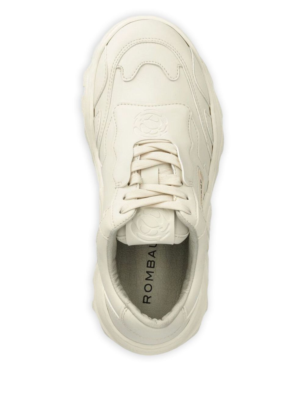 chunky-sole lace-up sneakers - 3