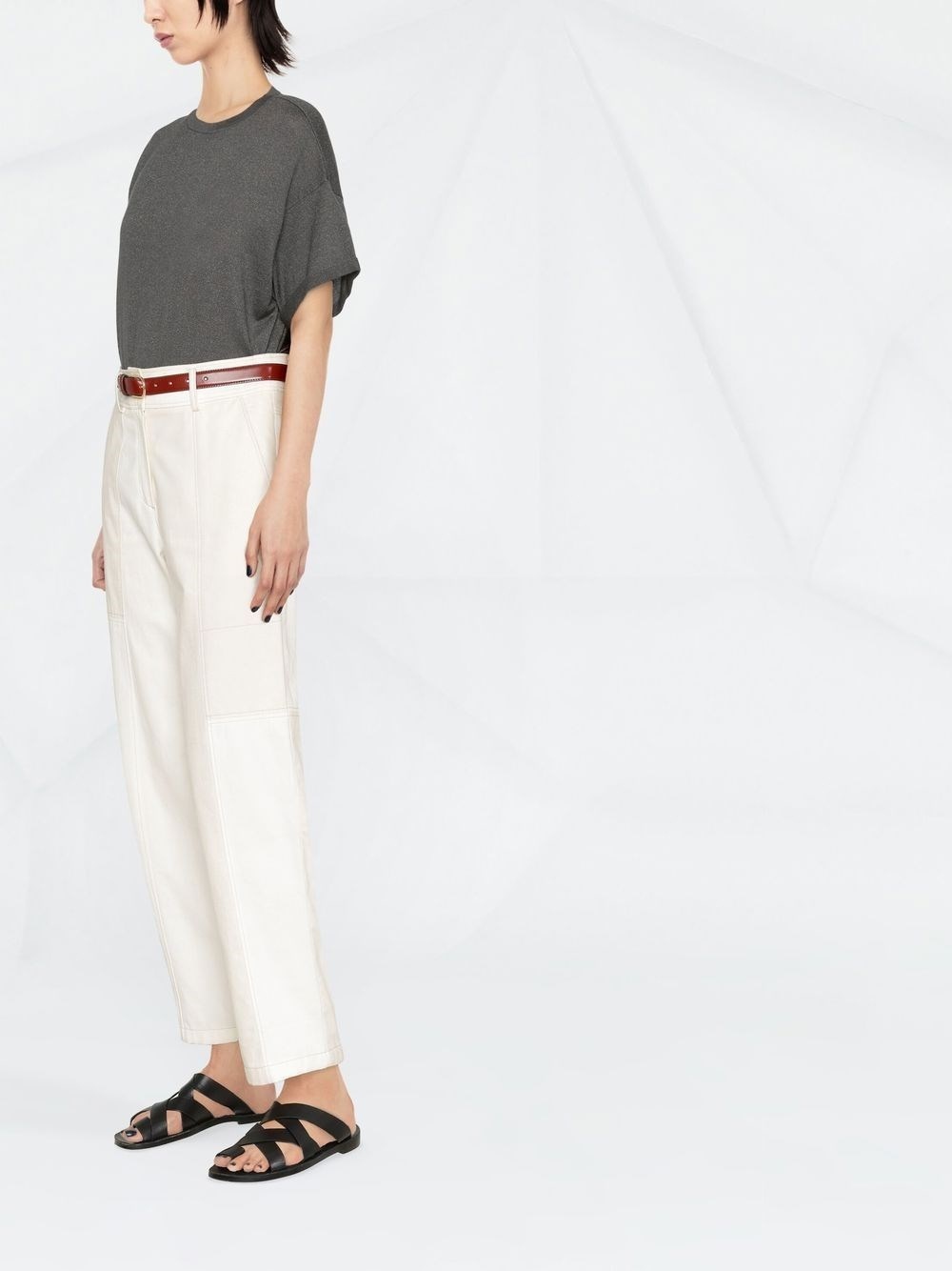 Cashmere and silk t-shirt - 4