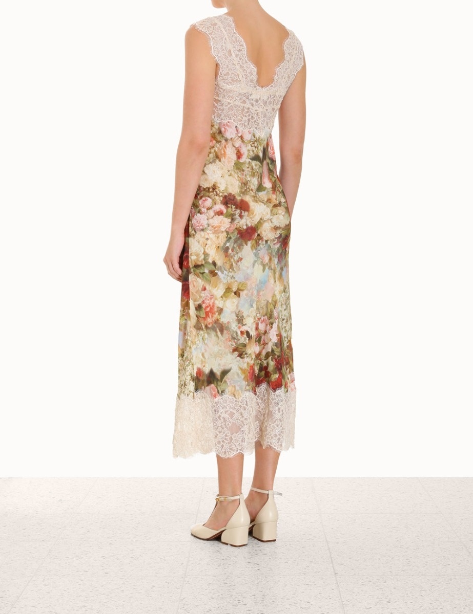 【Zimmermann】LUMINOSITY TWILL LACE DRESS レース ドレス Zimmermann LUMINOSITY SPLICE LACE DRESS | REVERSIBLE