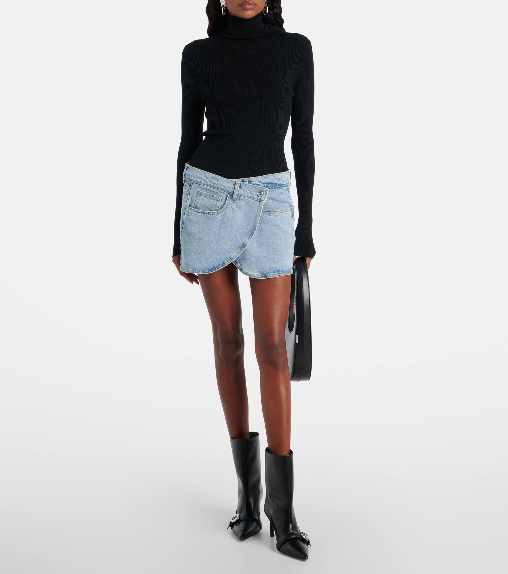Logo leather ankle boots - 4