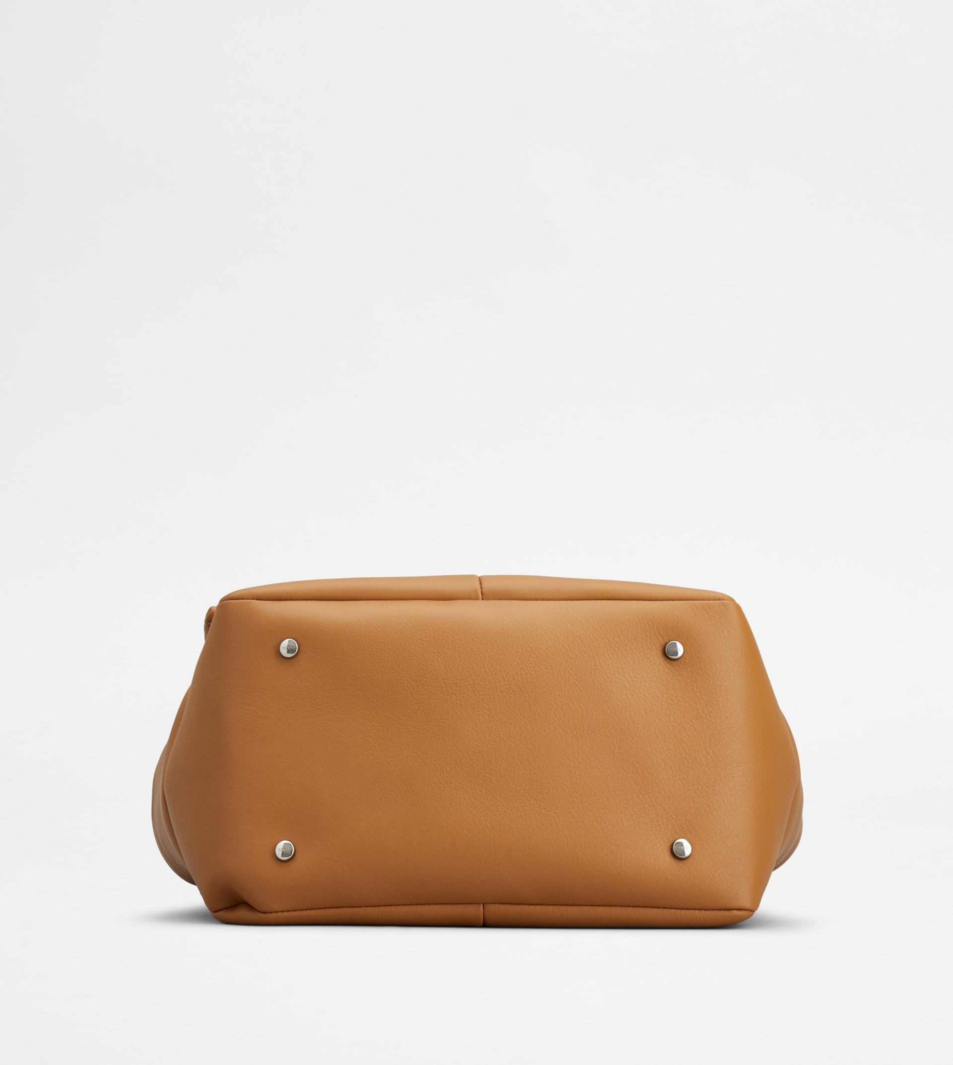 TOD'S DI BAG REVERSE IN LEATHER SMALL - BROWN - 4
