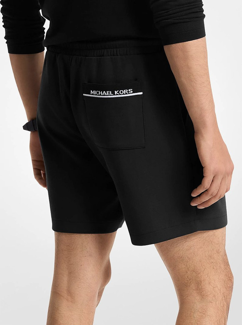 MICHAEL KORS Logo Pocket Cotton Blend Shorts outlook