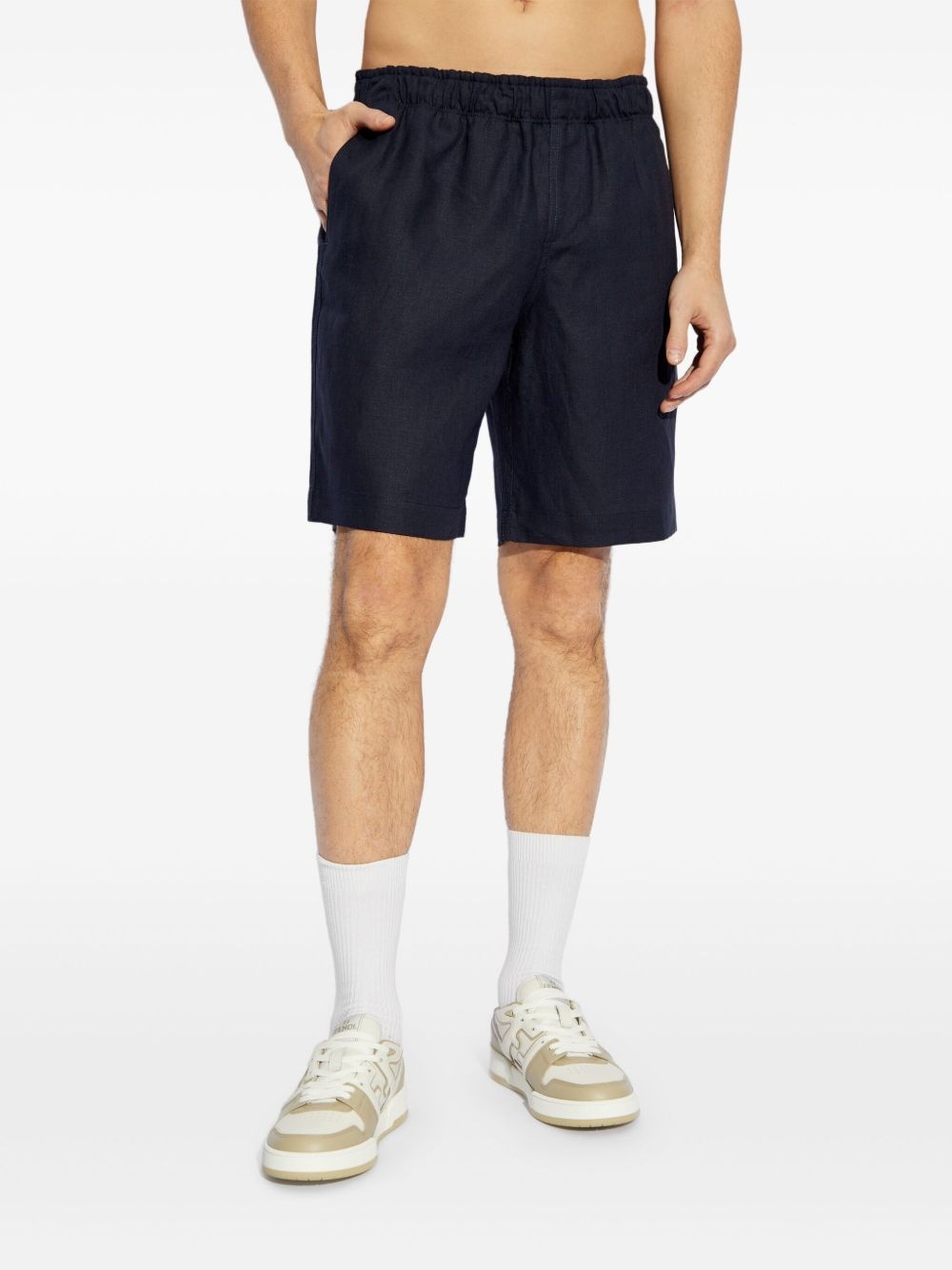 linen shorts - 3