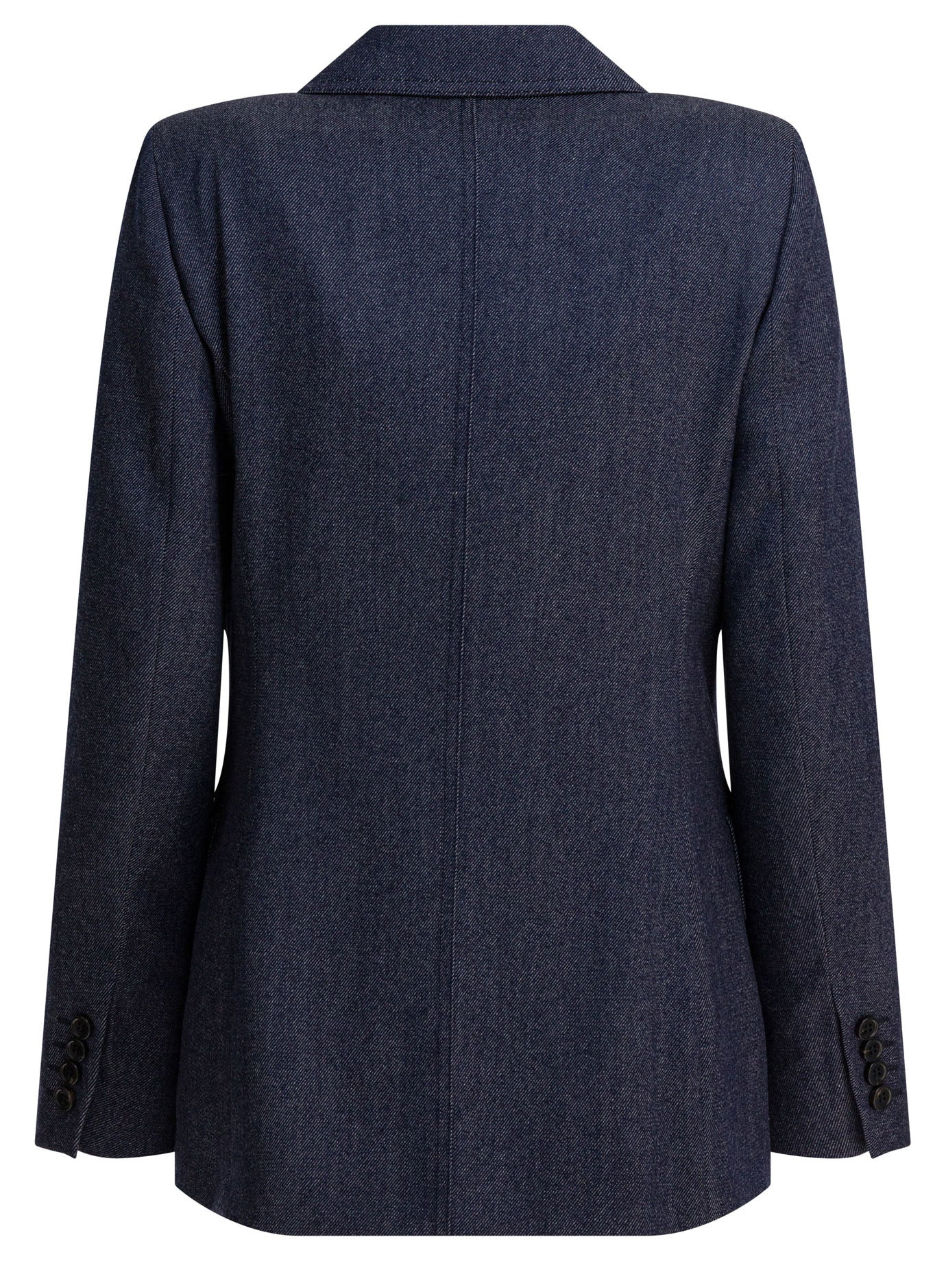 Max Mara Denim-effect Double-breasted Blazer - 2