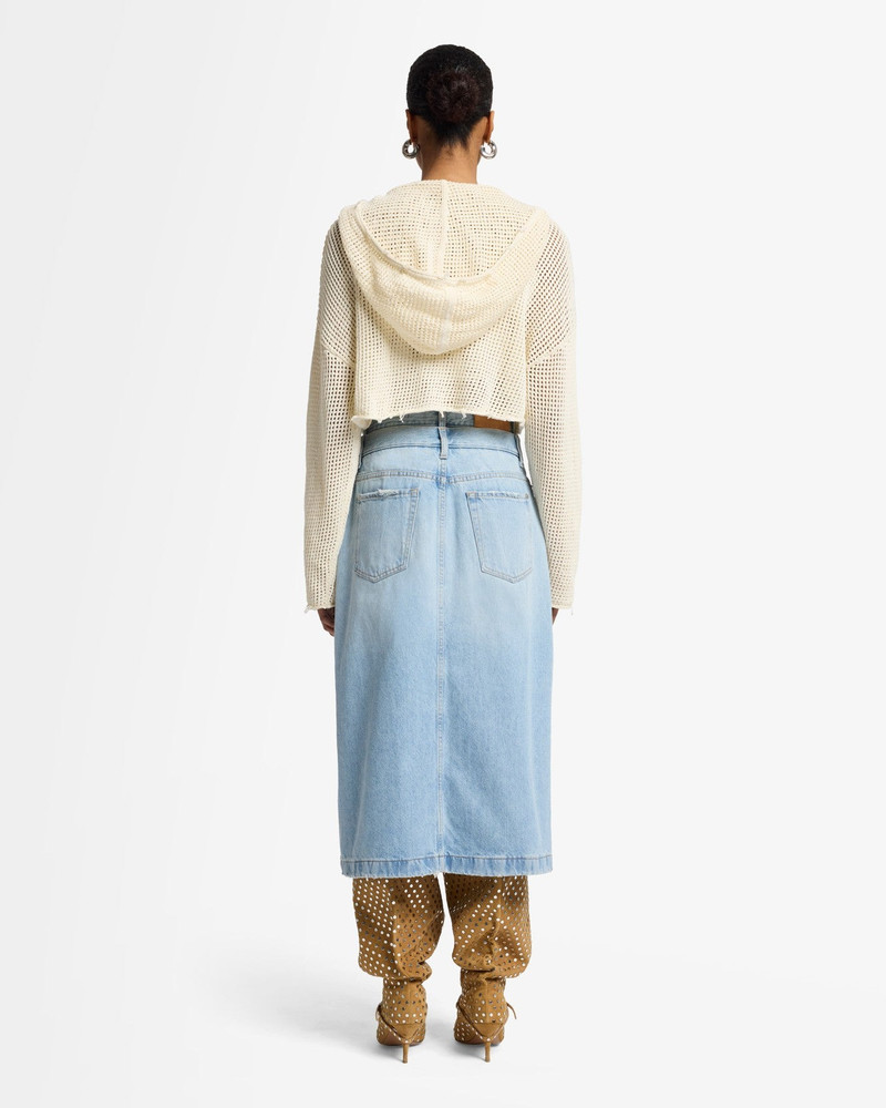 Double Waist Skirt in Bleach 5