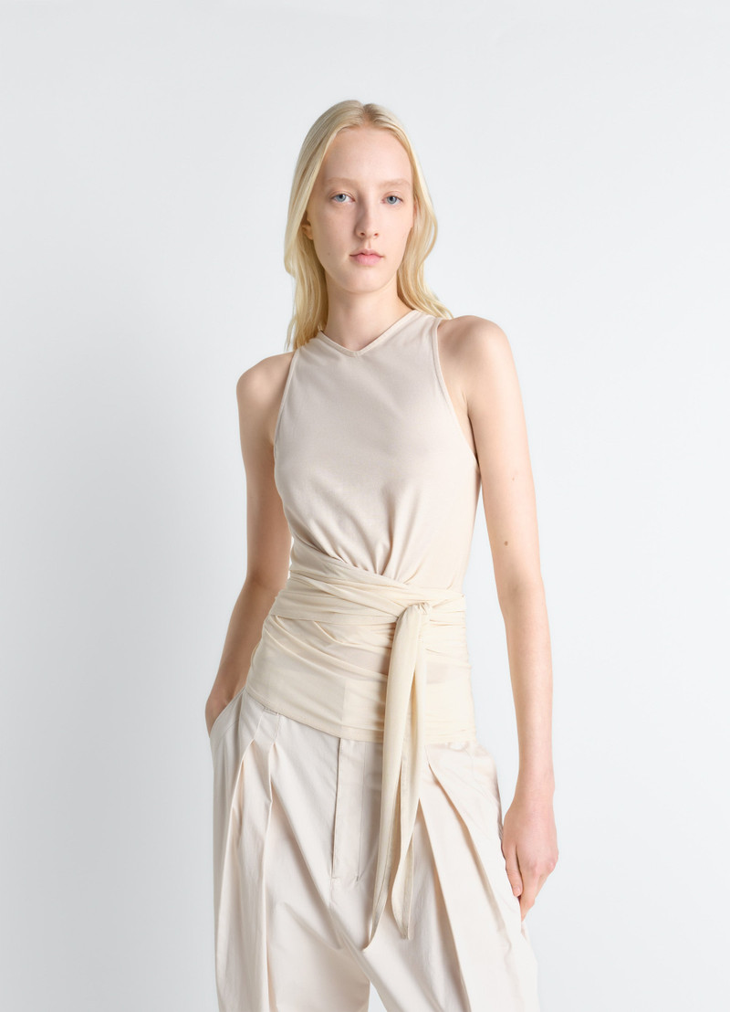 Lemaire SLEEVELESS WRAP TOP IN VISCOSE CREPE JERSEY outlook