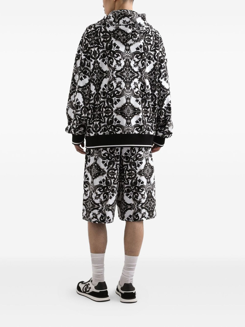 Majolica-print hoodie 3