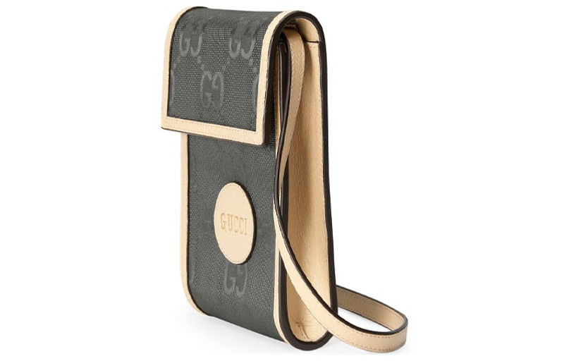 GUCCI (WMNS) Gucci Logo PatternPrint Off The GridSeries SingleShoulderBag Mini DarkGray 625599-H9HAN-1263 outlook