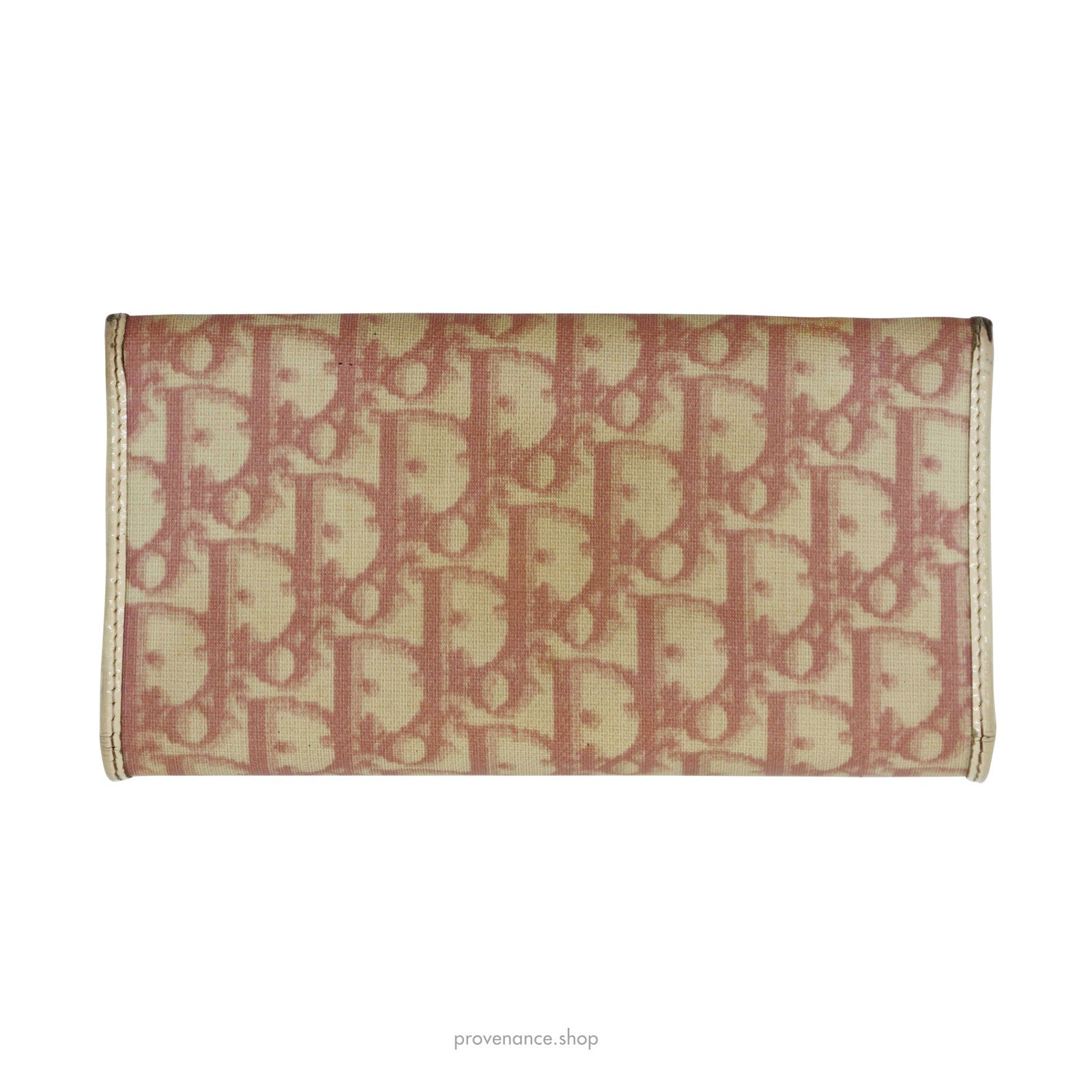Dior  Long Wallet - Dior Trotter Oblique 2 Pink - 2
