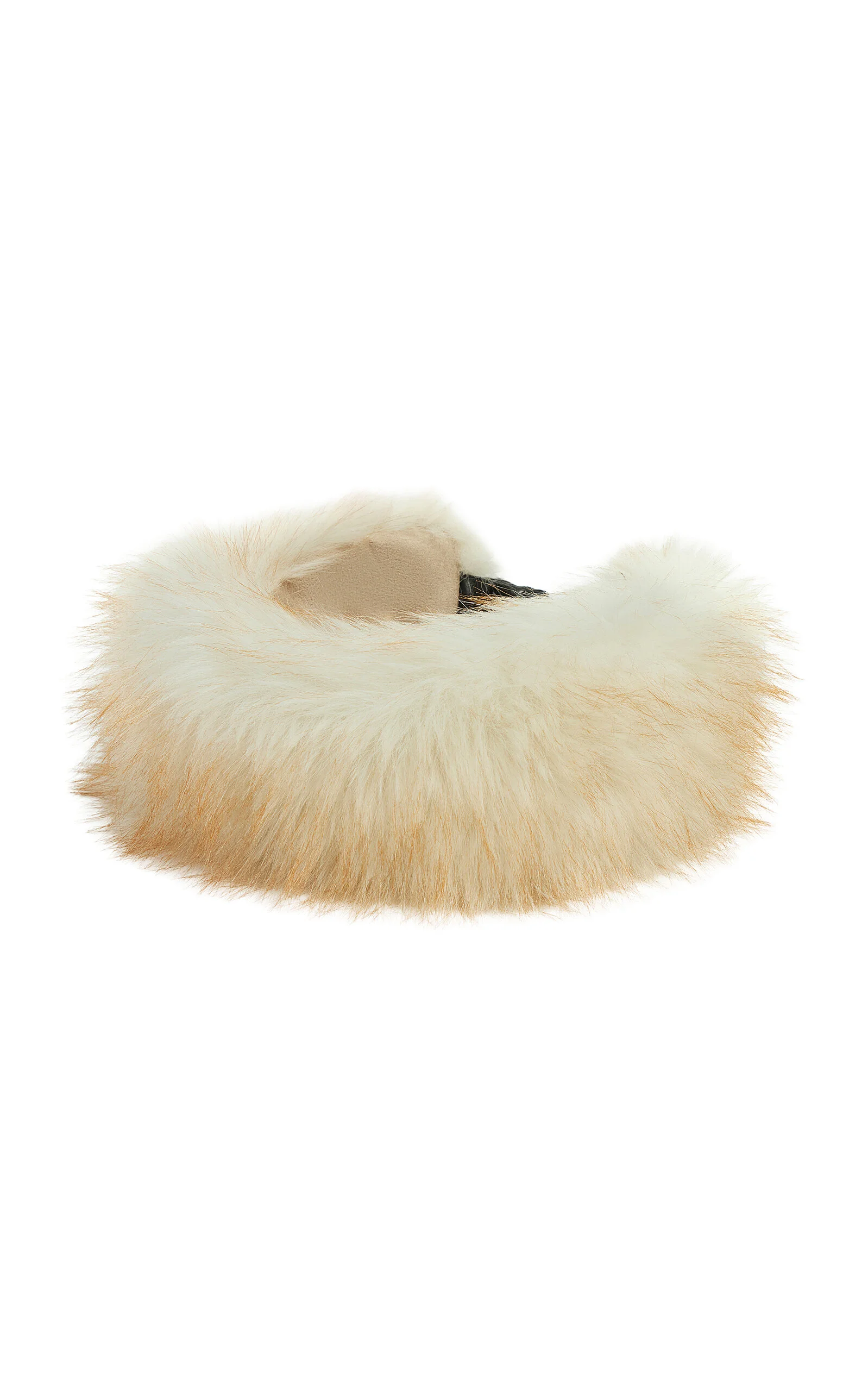 Eleni Faux Fox Fur Headband - 1