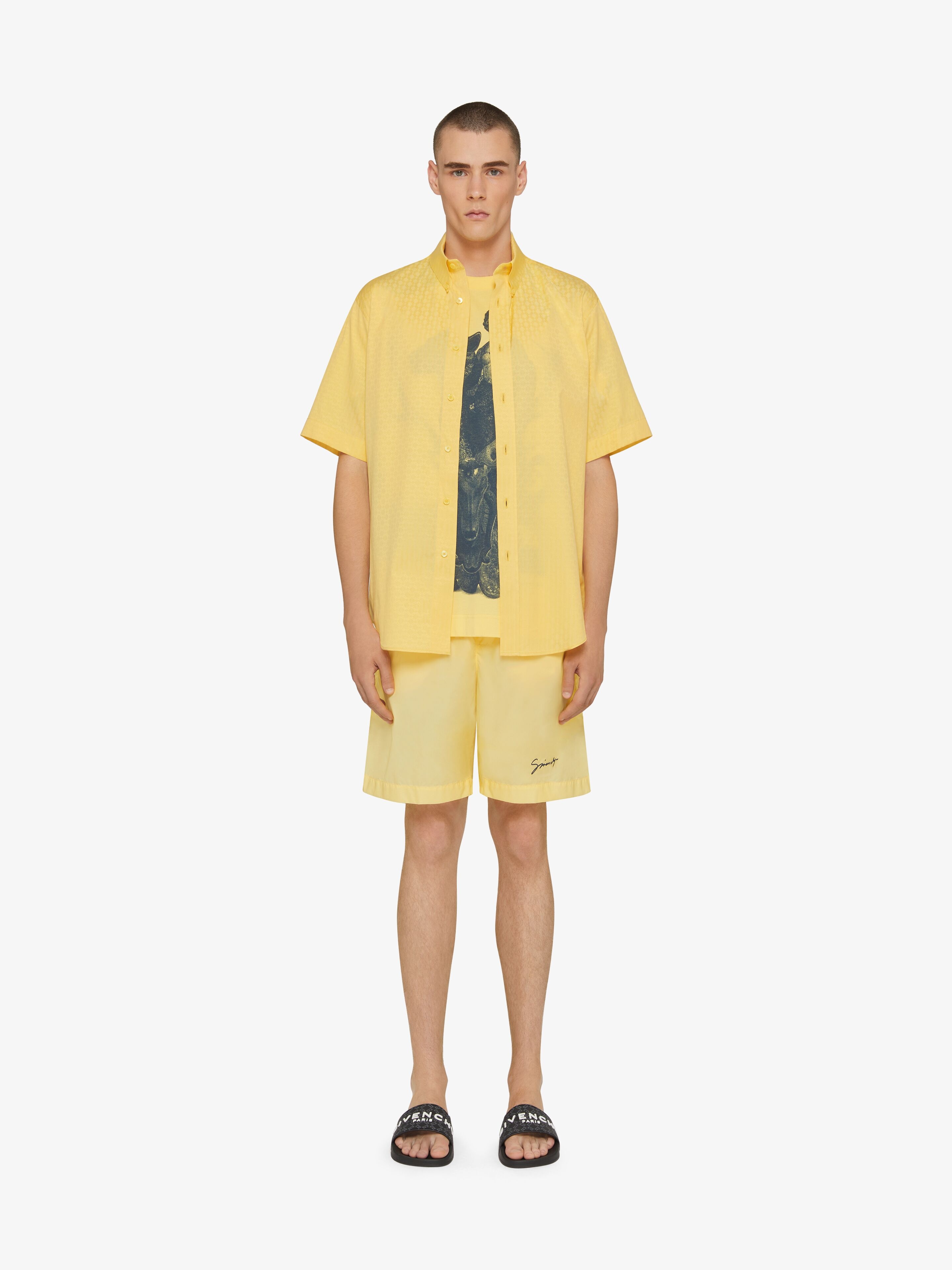 SWIM SHORTS WITH GIVENCHY SIGNATURE - 3